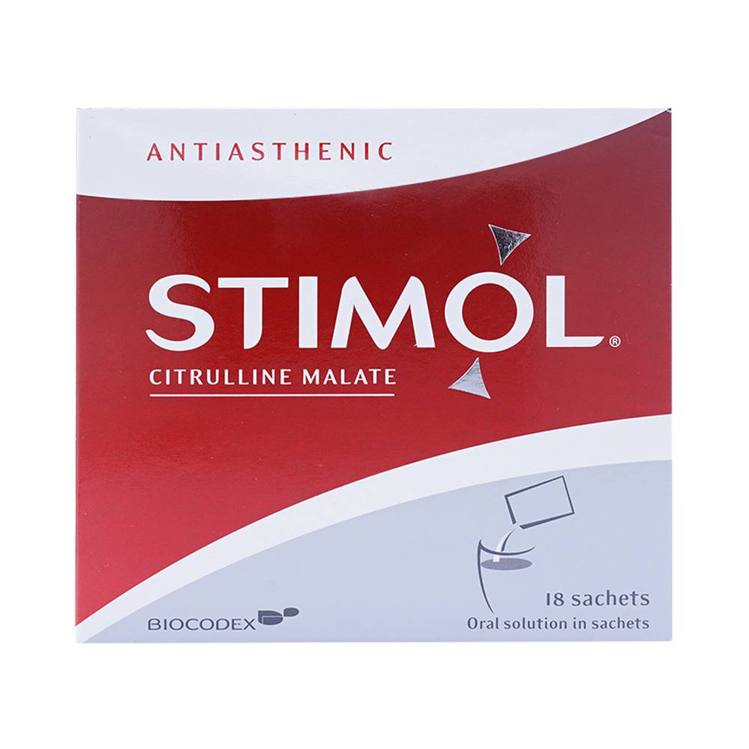 Siro Stimol Biocodex dùng trong các trường hợp mệt mỏi, suy nhược (18 gói x 10ml)