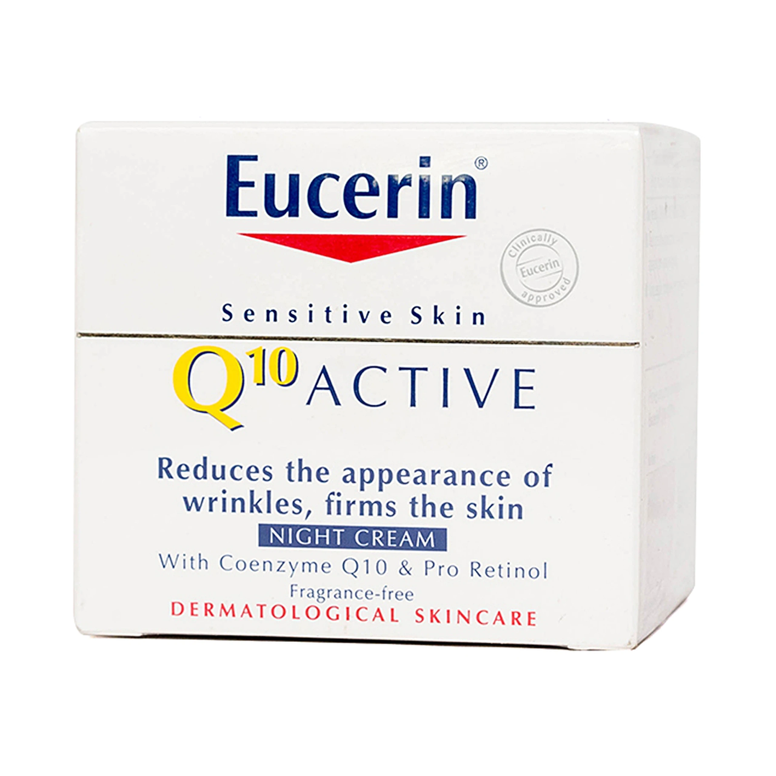 Kem dưỡng da ban đêm Eucerin Q10 Active Night Cream giảm nếp nhăn và nuôi dưỡng làn da nhạy cảm (50ml)
