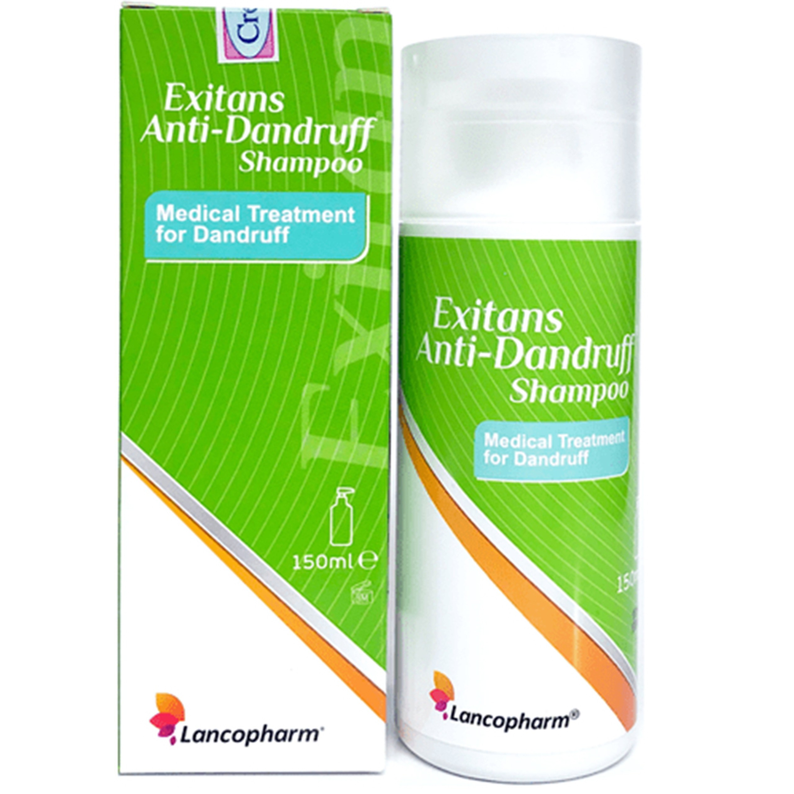 Dầu gội trị gàu, trị nấm Exitans Anti Dandruff Shampoo Lancopharm (150ml)