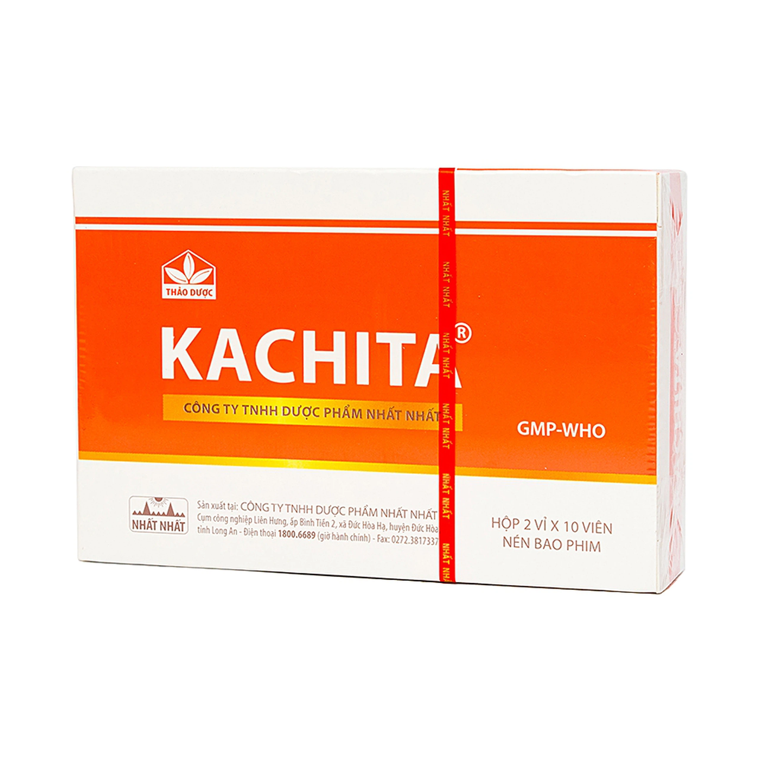 Thuốc Kachita Nhất Nhất thanh nhiệt, giải độc, chống viêm, tiêu sưng (2 vỉ x 10 viên)