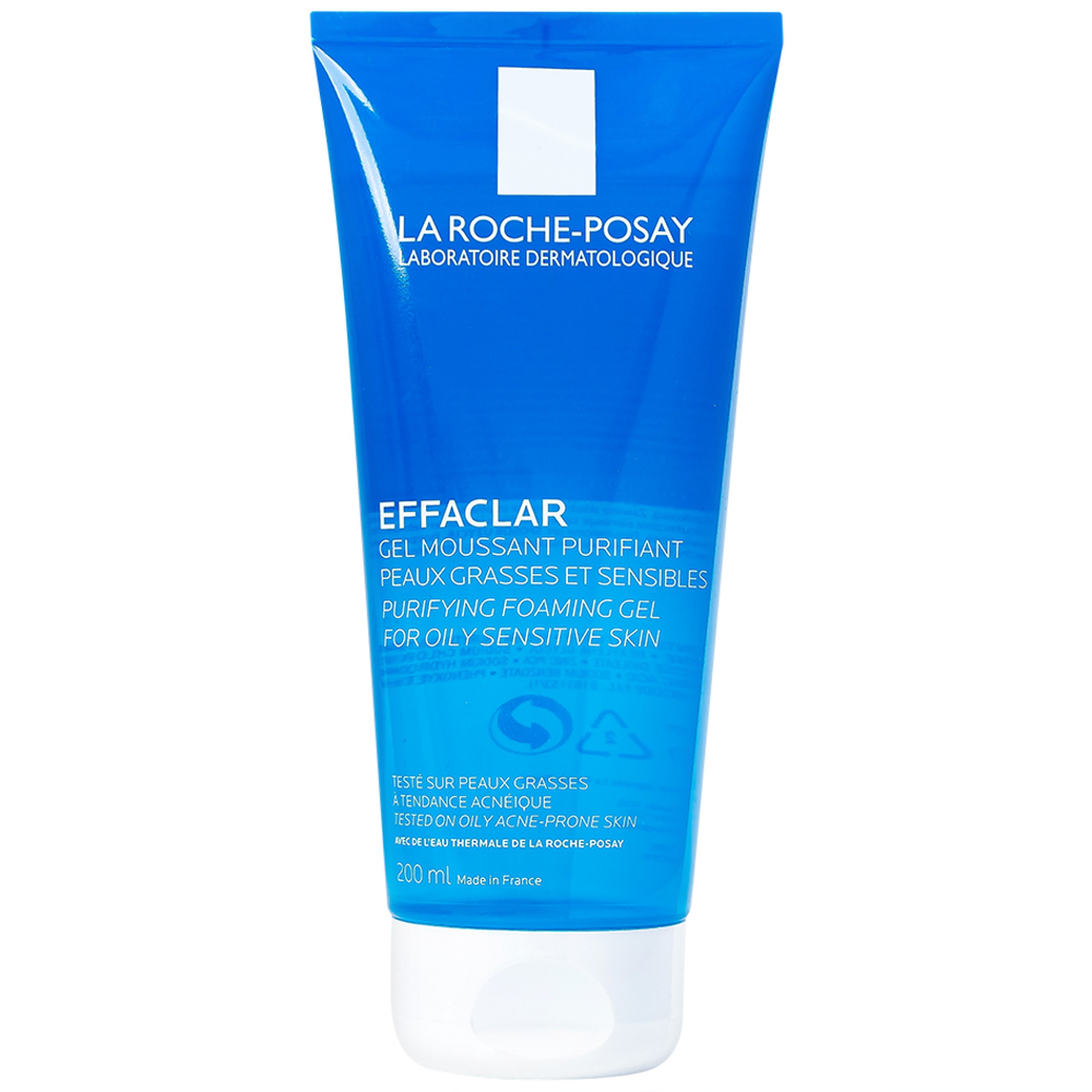 Gel rửa mặt tạo bọt La Roche-Posay Effaclar Purifying Foaming Gel For Oily Sensitive Skin cho da dầu nhạy cảm (200ml)