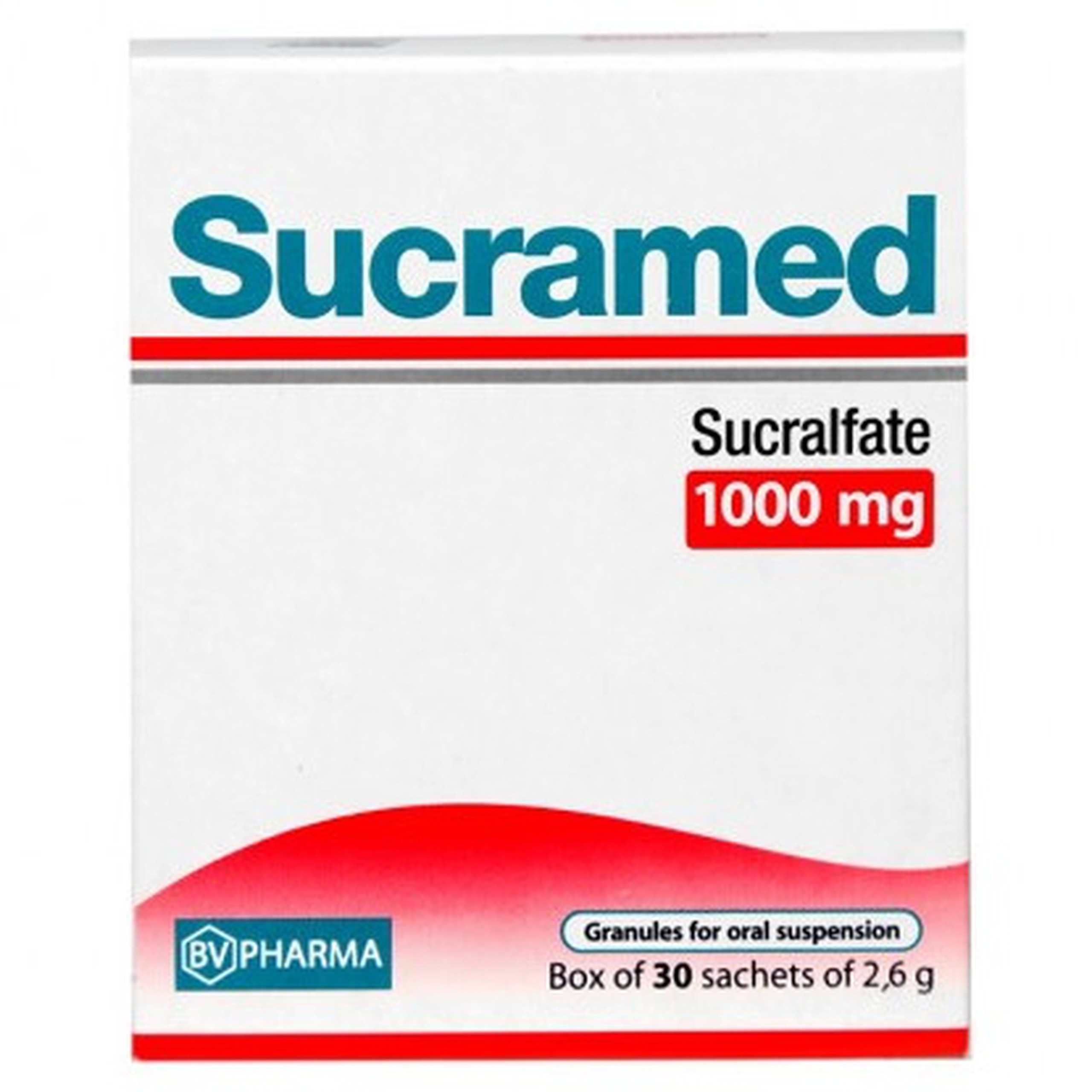 Cốm Sucramed BV Pharma điều trị loét dạ dày, tá tràng lành tính (30 gói)