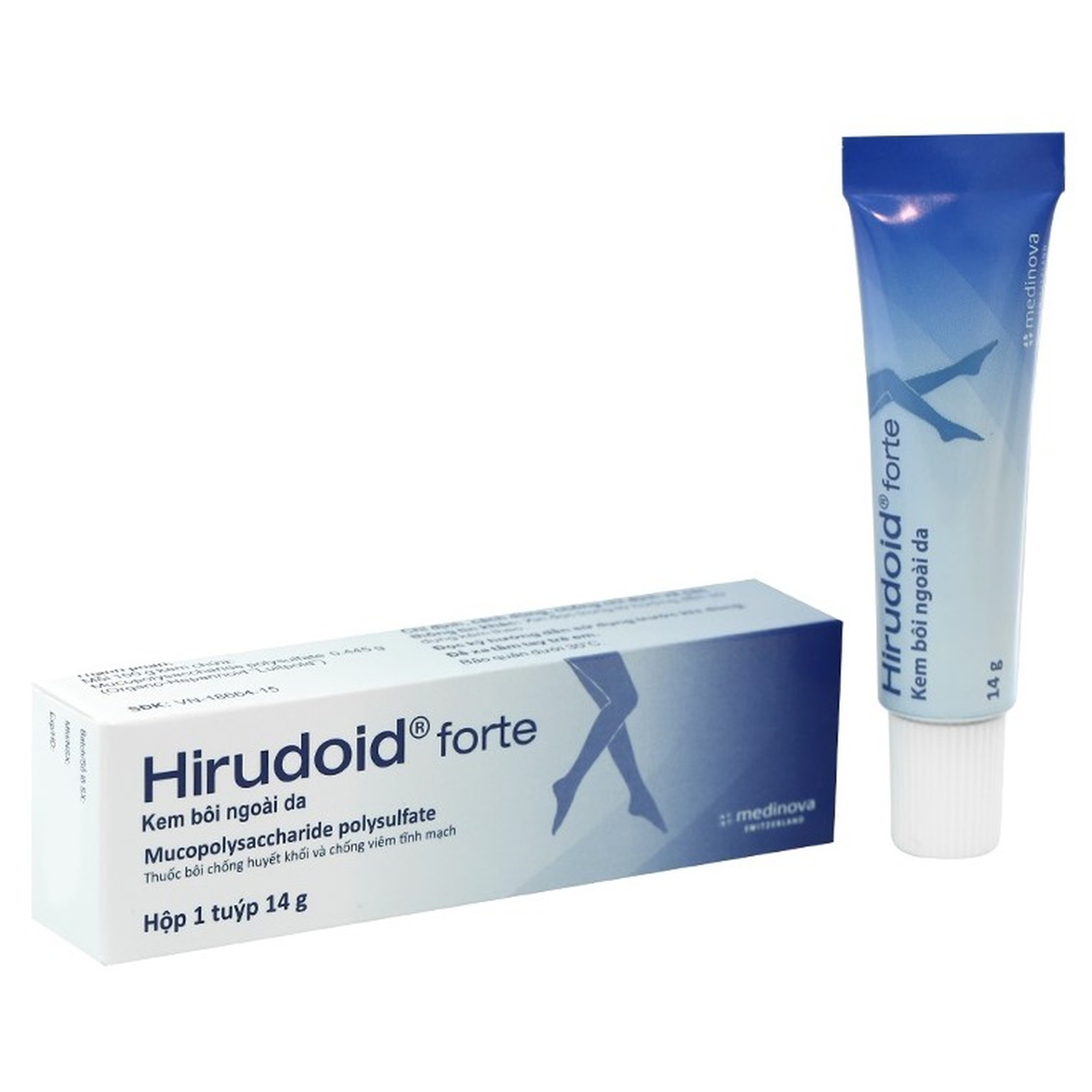 Kem bôi ngoài da Hirudoid Forte Olic điều trị viêm giãn tĩnh mạch (14g)