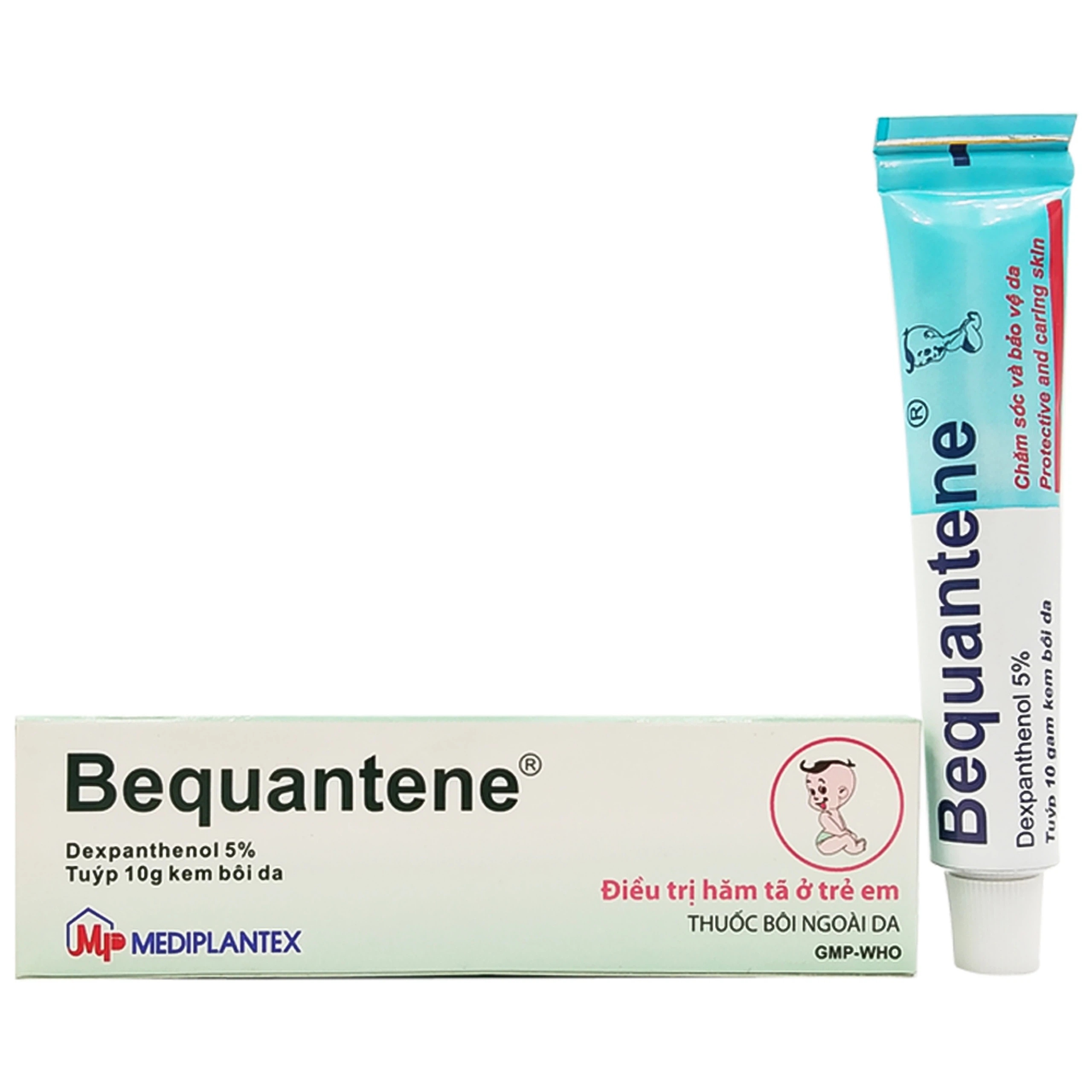 Kem bôi da Bequantene 5% Mediplantex điều trị hăm tả trẻ em (10g)