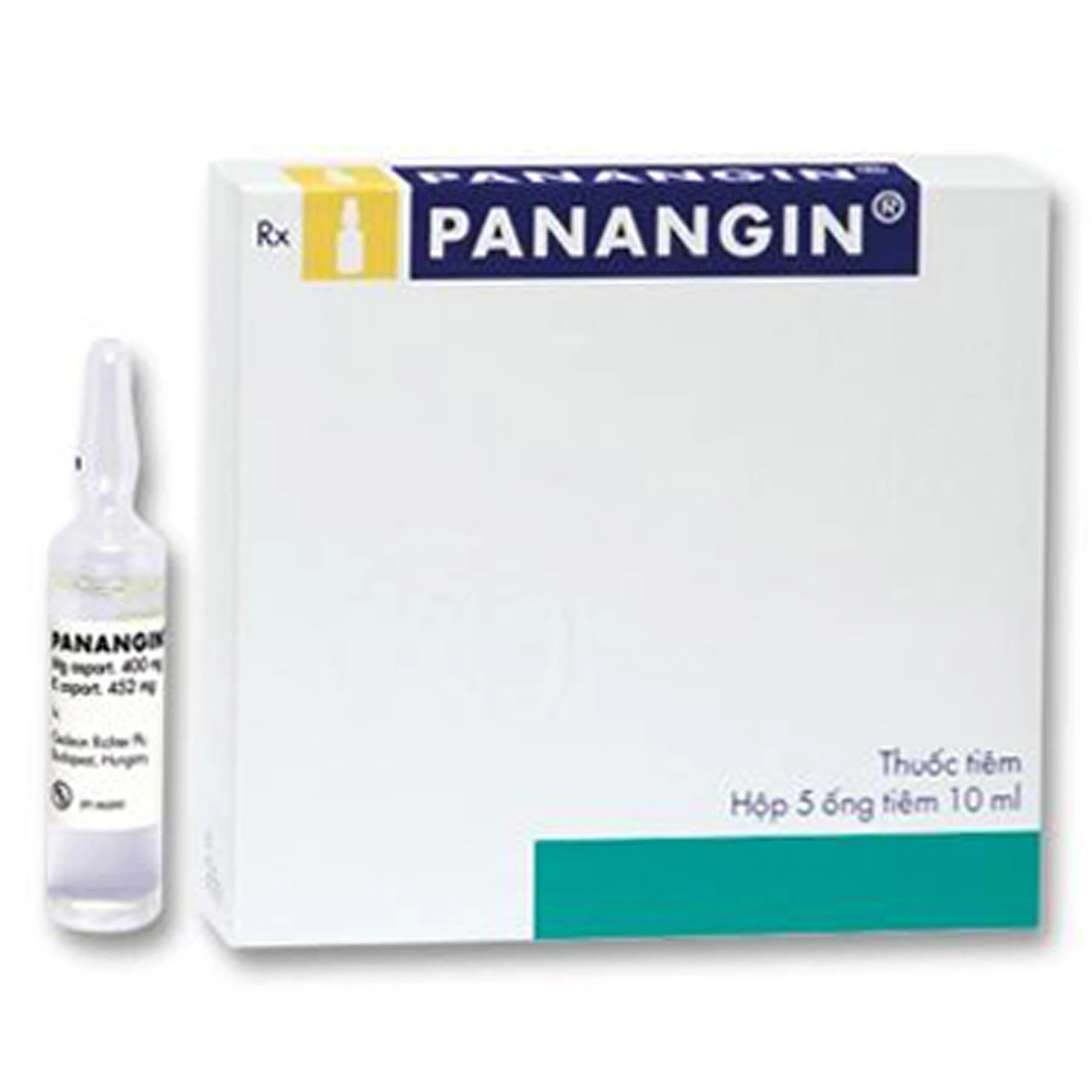 Thuốc tiêm Panangin Gedeon điều trị suy tim, nhồi máu cơ tim, loạn nhịp tim (5 ống x 10ml)