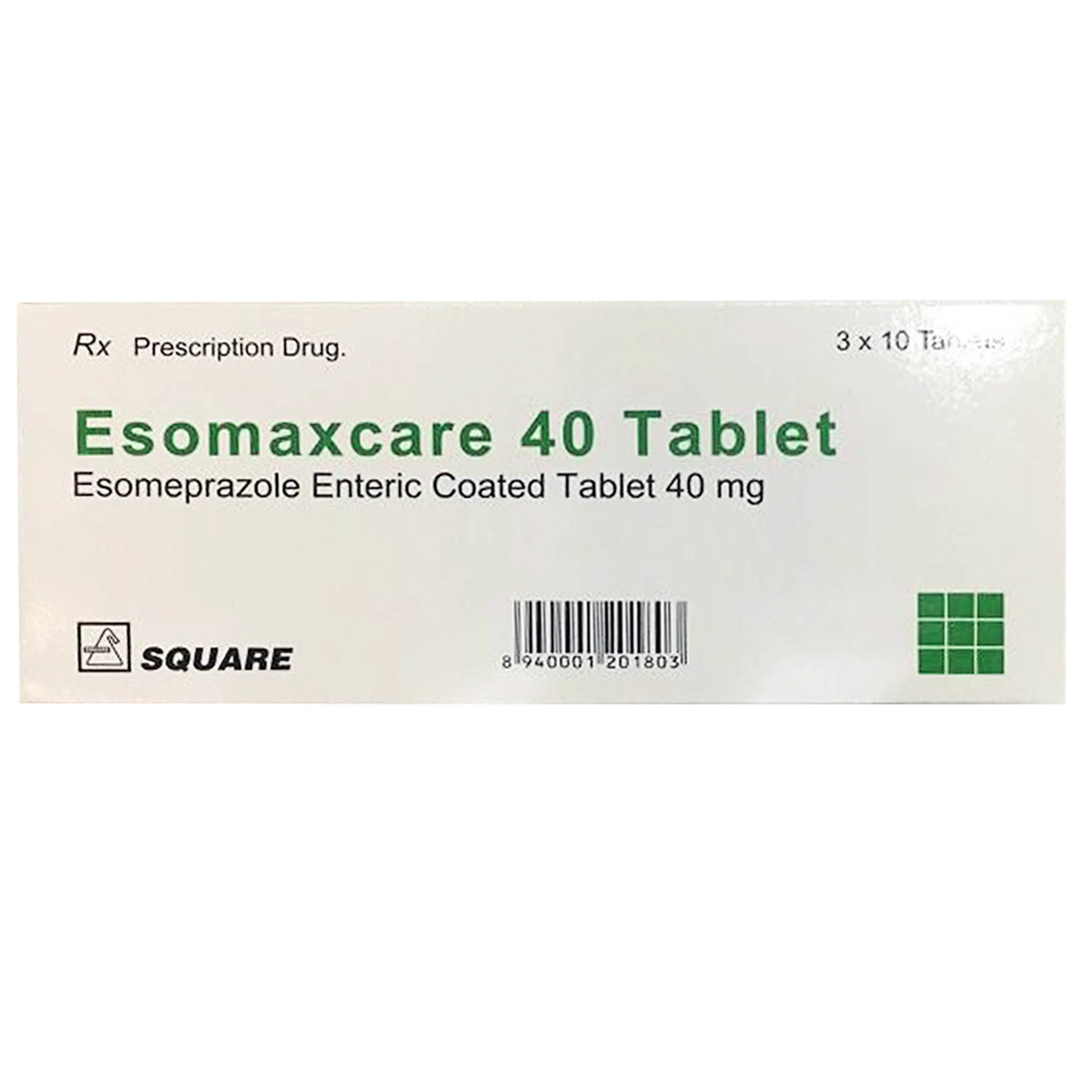 Thuốc Esomaxcare 40 điều trị trào ngược dạ dày thực quản (3 vỉ x 10 viên)