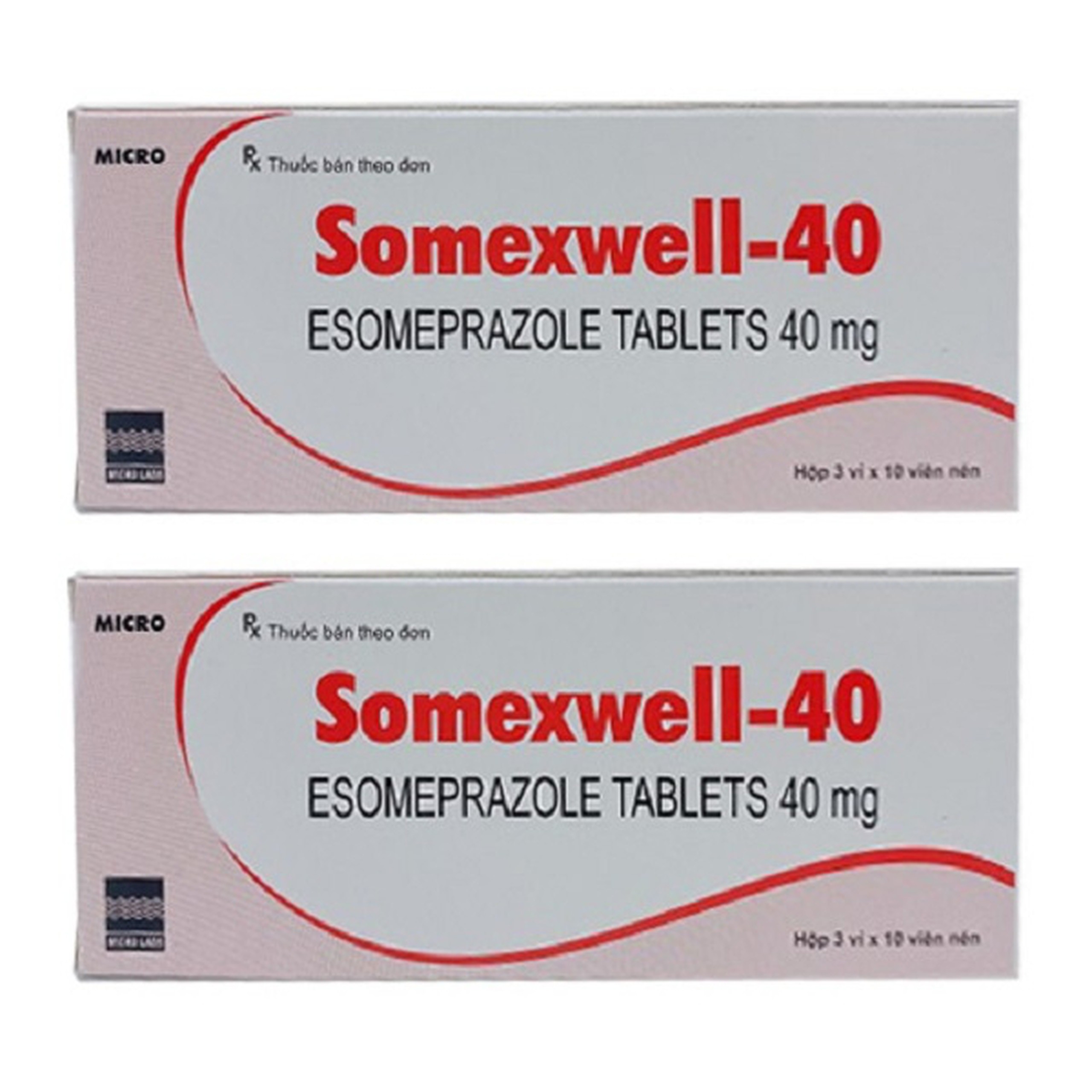 Thuốc Somexwell-40mg Micro điều trị trào ngược dạ dày (3 vỉ x 10 viên)