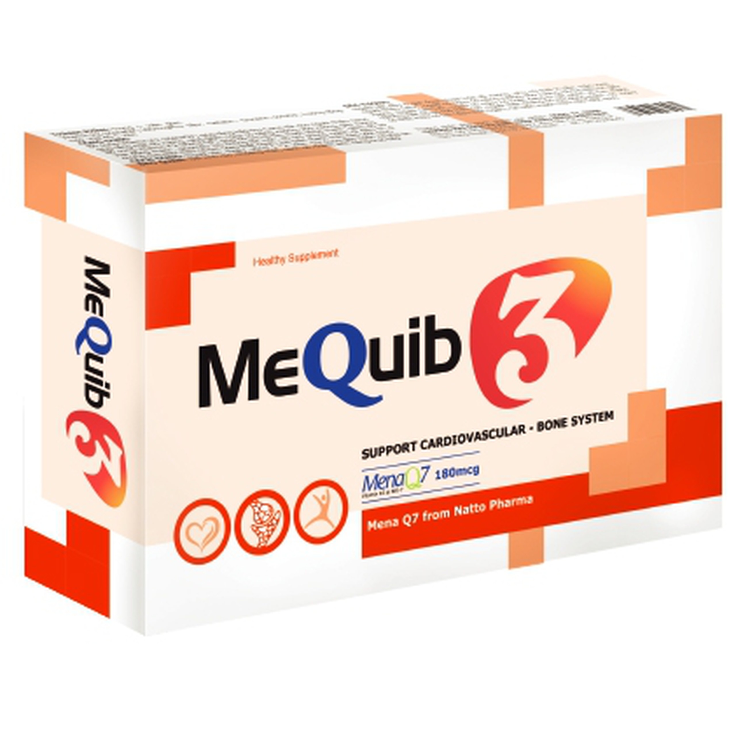 Viên uống MeQuib 3 Winpharma giúp giảm nguy cơ loãng xương (3 vỉ x 10 viên)