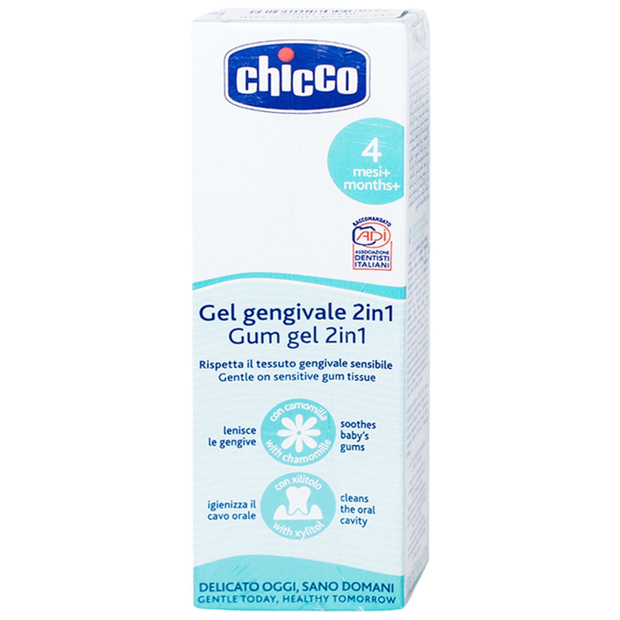 Gel bôi lợi cho bé mọc răng Chicco xoa dịu lợi sưng đau và làm sạch khoang miệng cho bé (30ml)