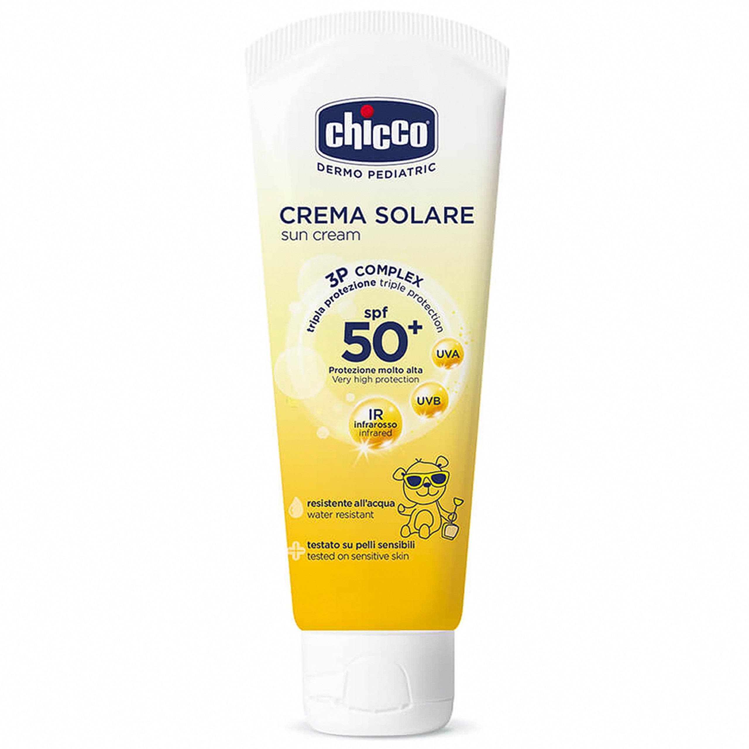 Kem chống nắng Chicco Crema Solare SPF50+ bảo vệ da (75ml)