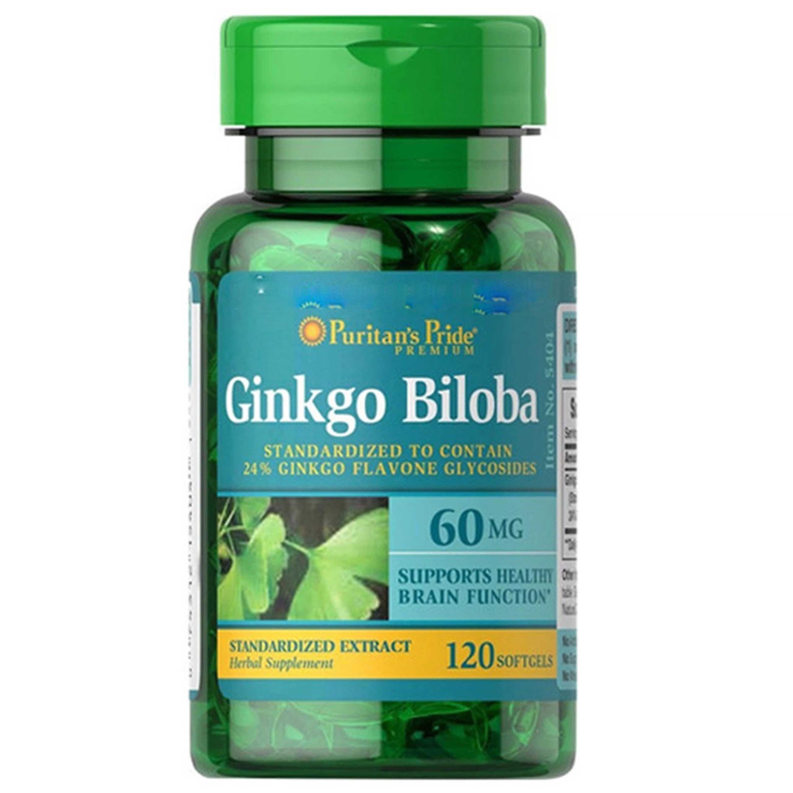 Viên uống Ginkgo Biloba giúp tăng cường tuần hoàn não, ngăn ngừa tai biến mạch máu não (120 viên)