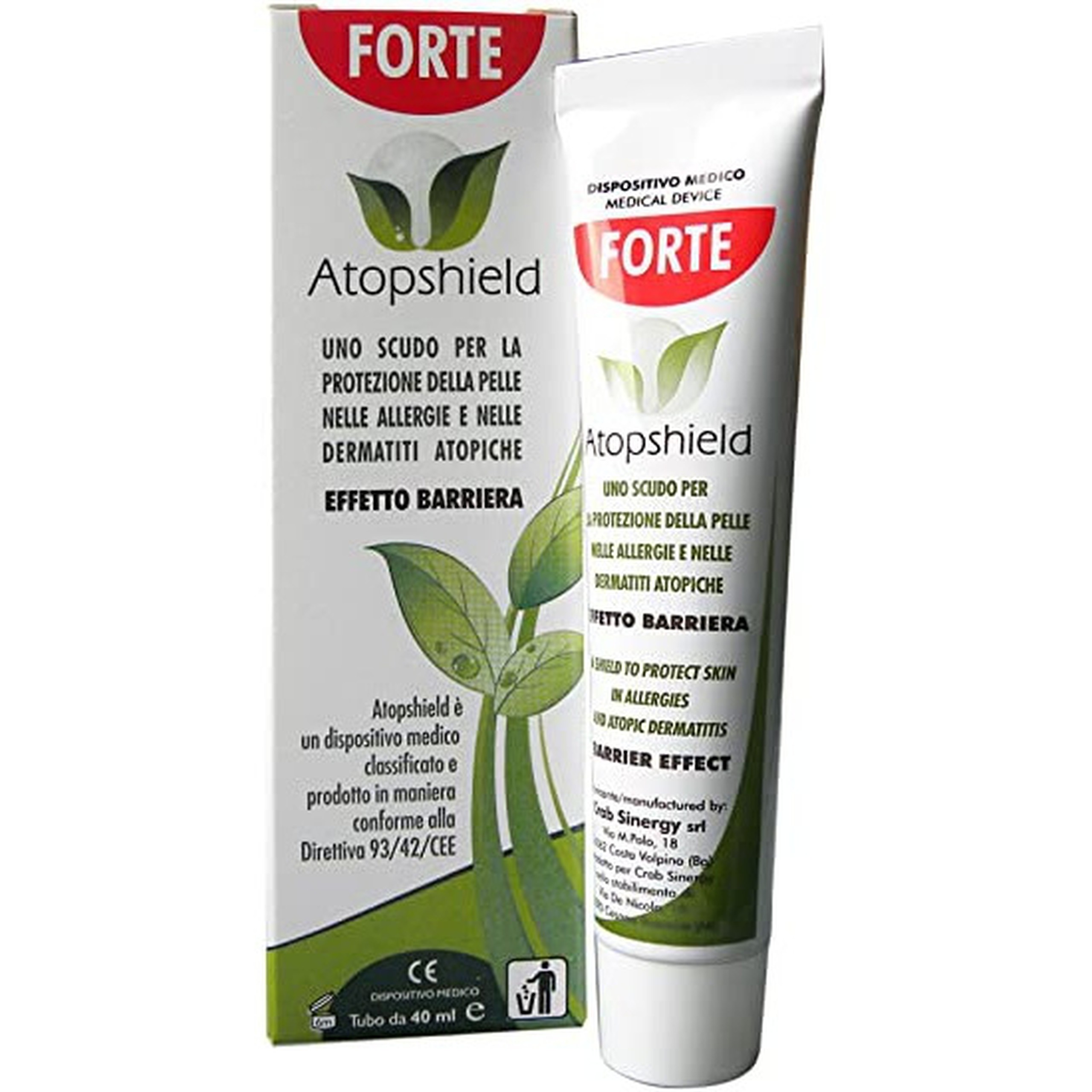 Kem bôi Atopshield Forte bảo vệ da khỏi dị ứng, viêm da cơ địa và làm giảm ngứa, kích ứng da (40ml) 