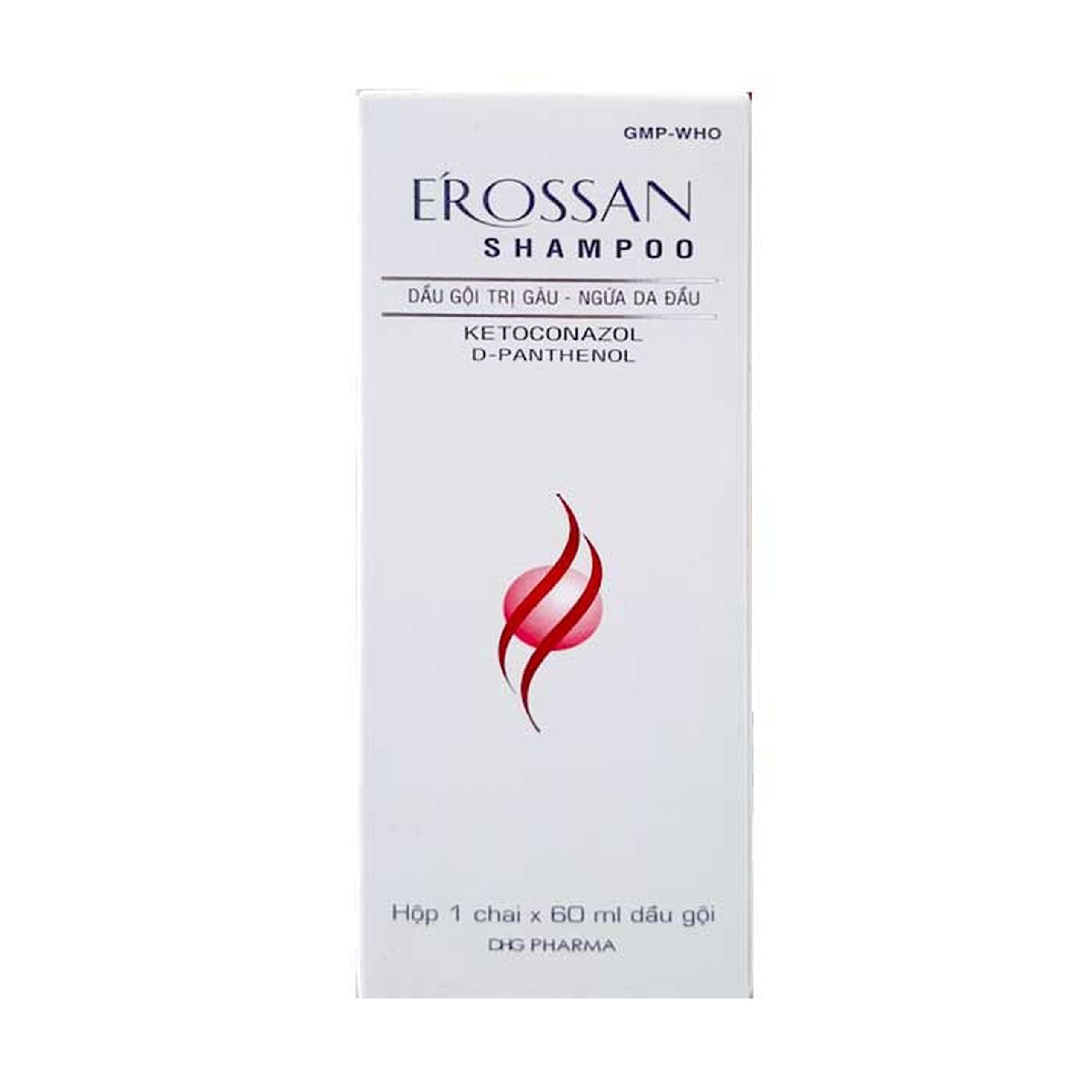 Dầu gội Erossan Shampoo DHG điều trị gàu và ngứa da dầu (60ml)