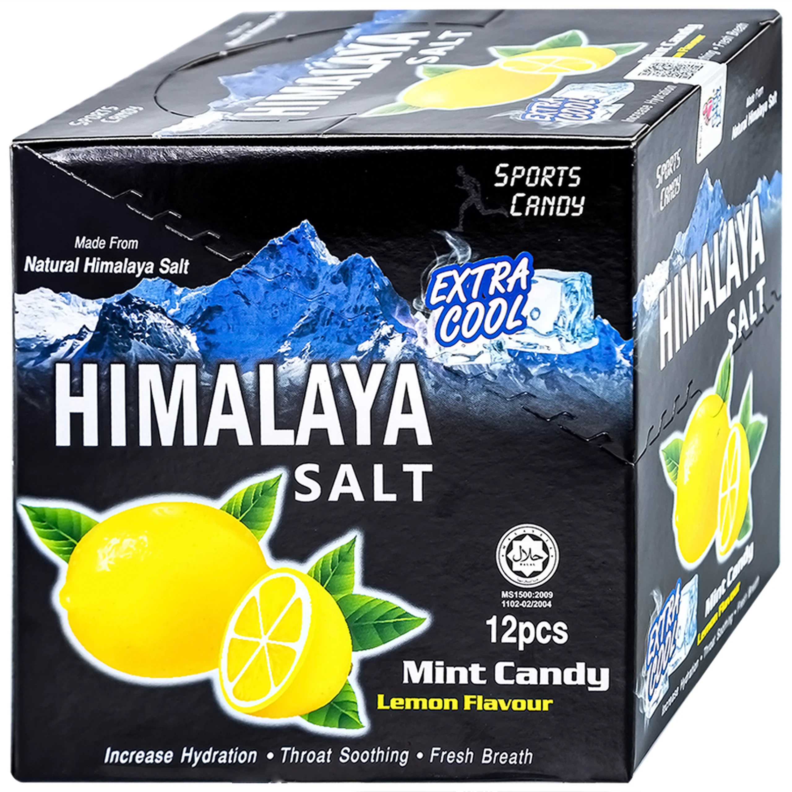 Kẹo chanh muối Himalaya vị bạc hà bổ sung dinh dưỡng, năng lượng và các Vitamin C (12 gói x 15g)