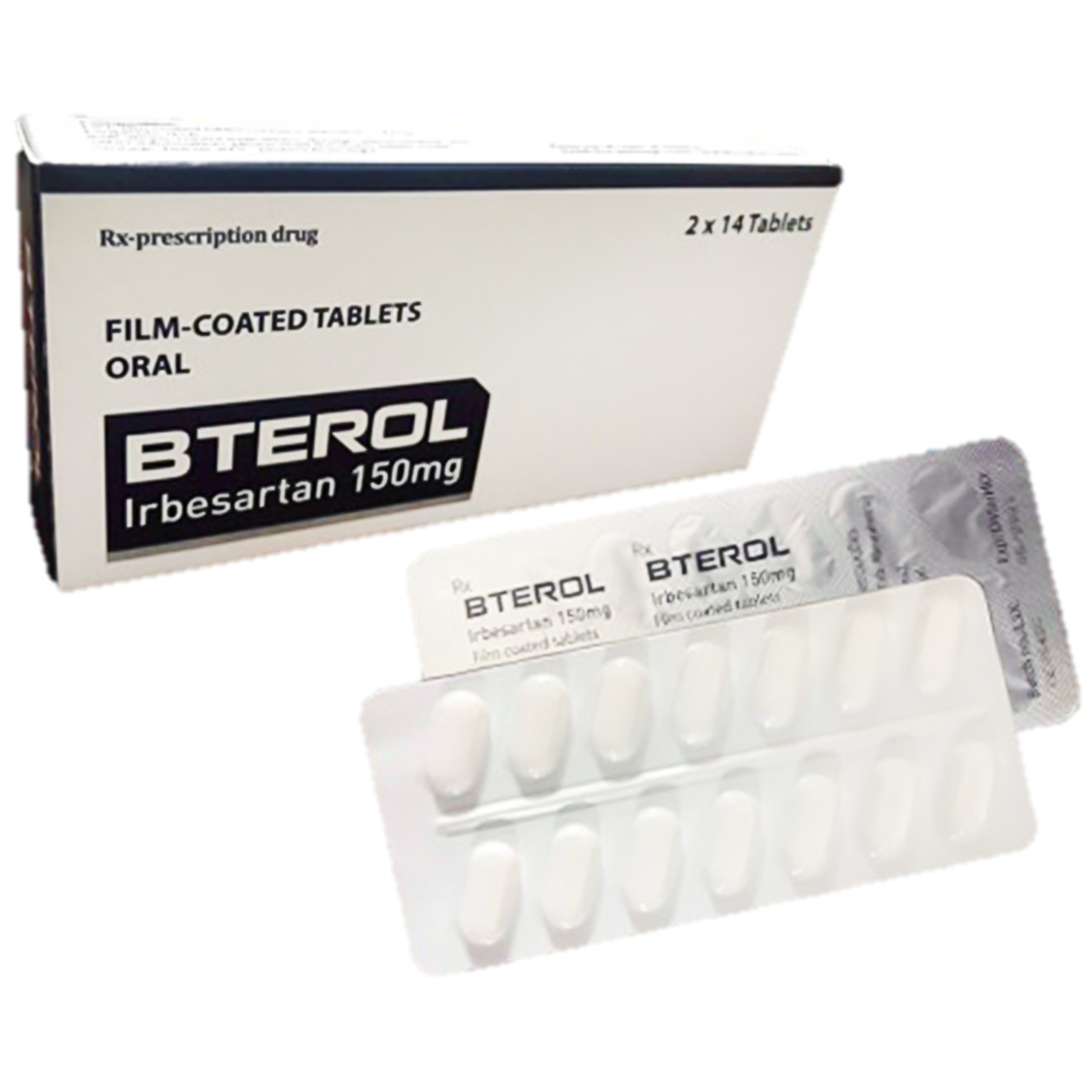 Thuốc Bterol 150mg Atlantic điều trị tăng huyết áp nguyên phát (2 vỉ x 14 viên)