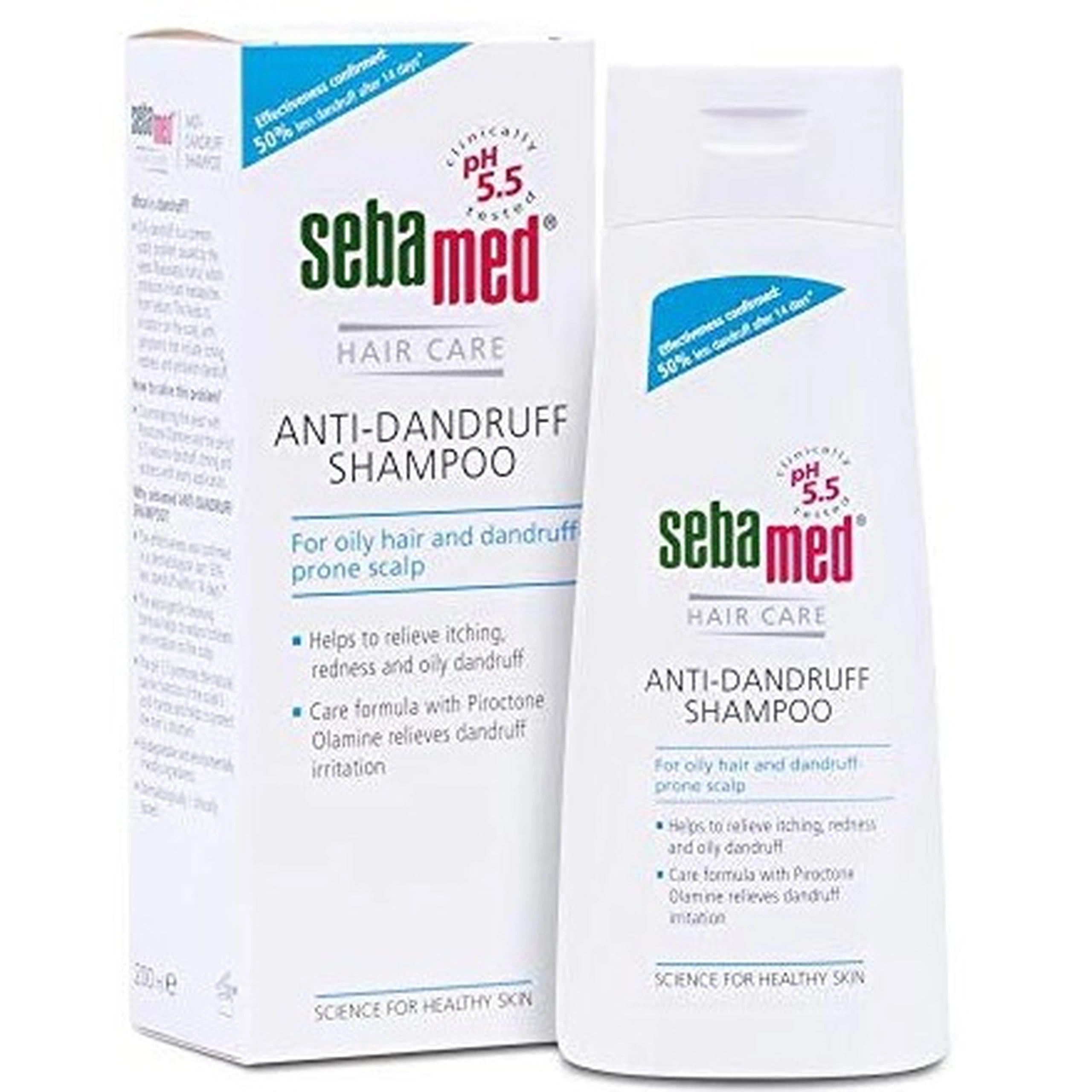 Dầu gội Sebamed Anti-Dandruff Shampoo sạch gàu, giảm rụng tóc, nấm da đầu (200ml)