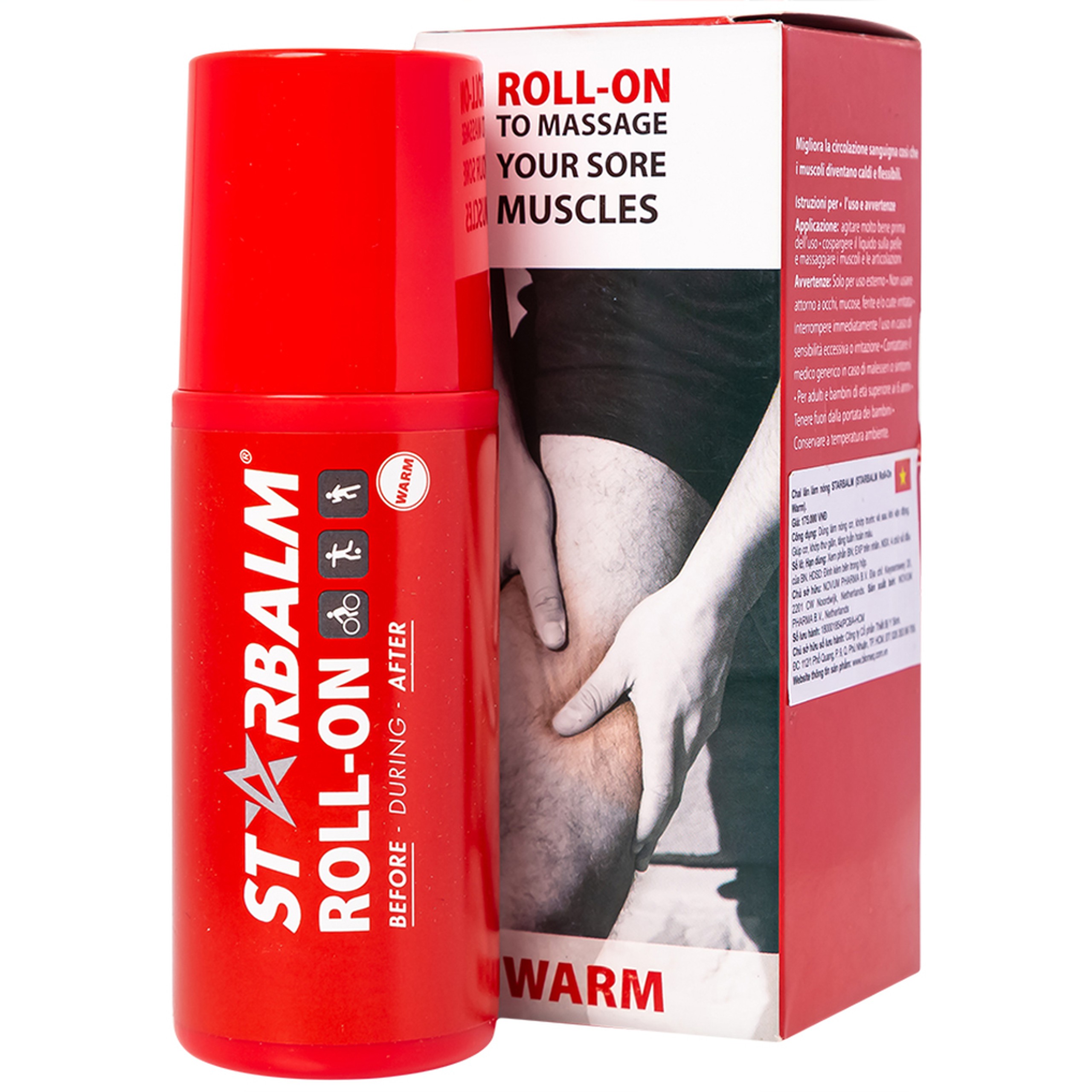 Chai lăn làm nóng Starbalm giúp cơ, khớp thư giãn, tăng tuần hoàn máu (75ml)