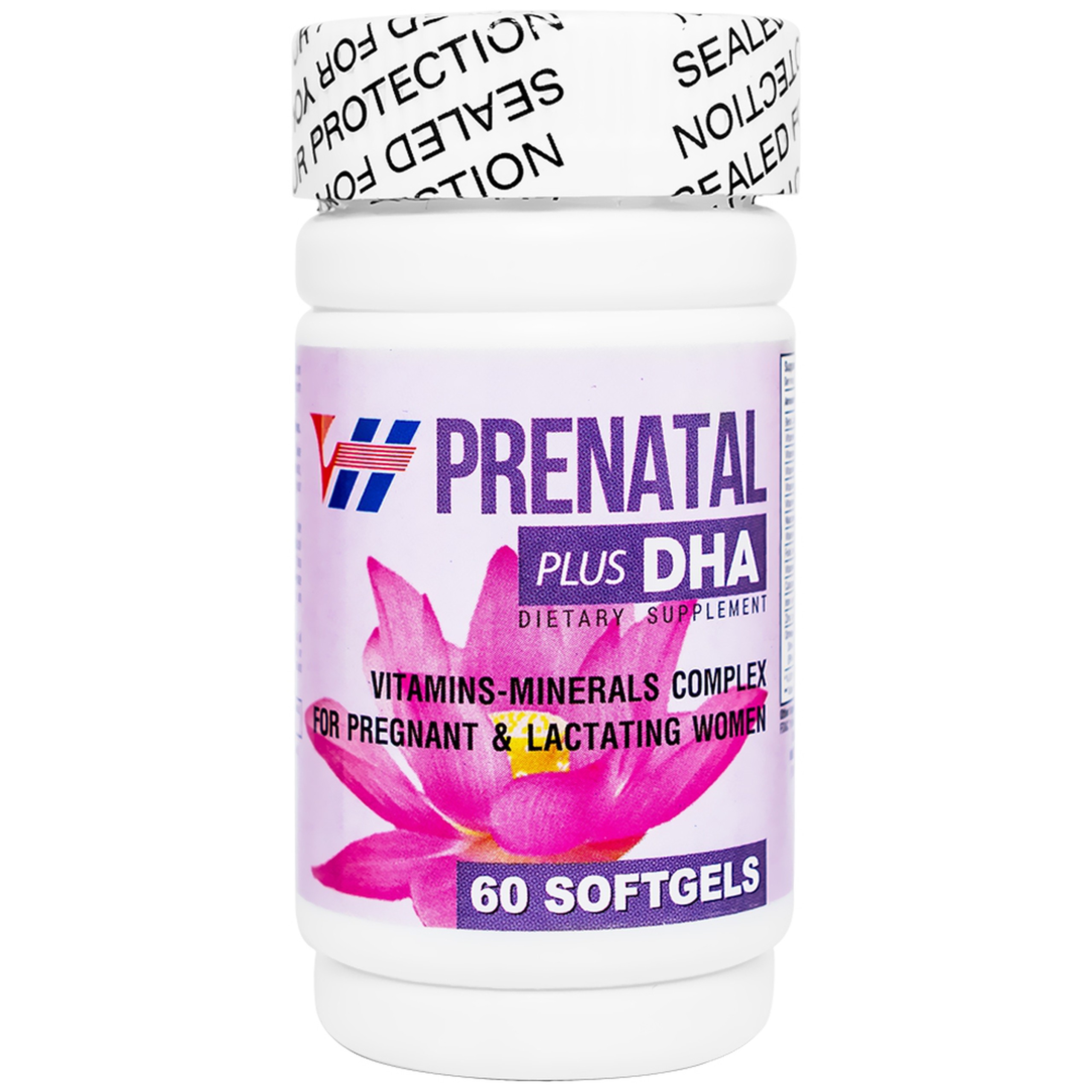 Viên uống Prenatal Plus DHA Nutrimed bổ sung Vitamin, khoáng chất và Omega 3 (60 viên)