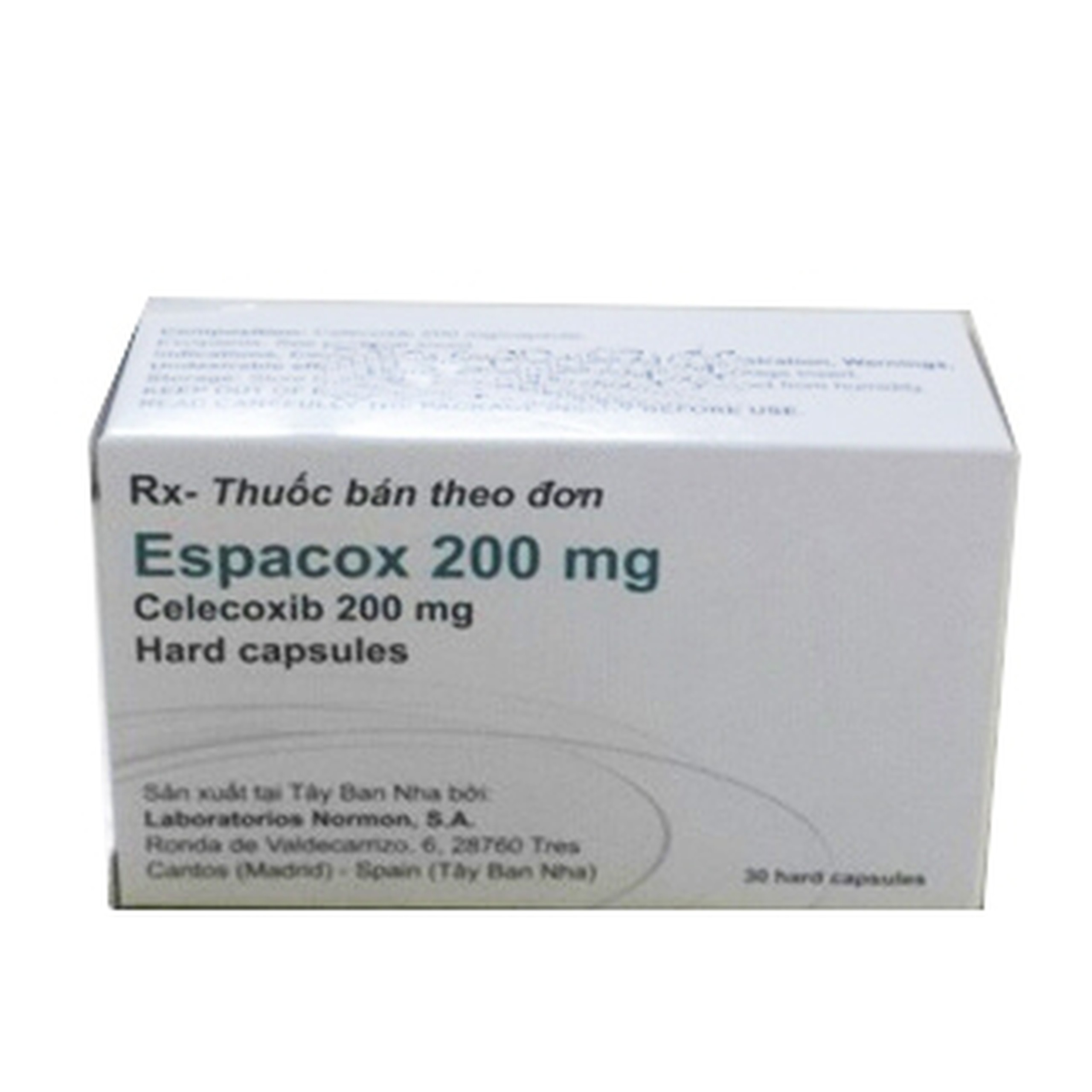 Thuốc Espacox 200mg giảm triệu chứng trong điều trị thoái hóa khớp, viêm khớp dạng thấp (3 vỉ x 10 viên)