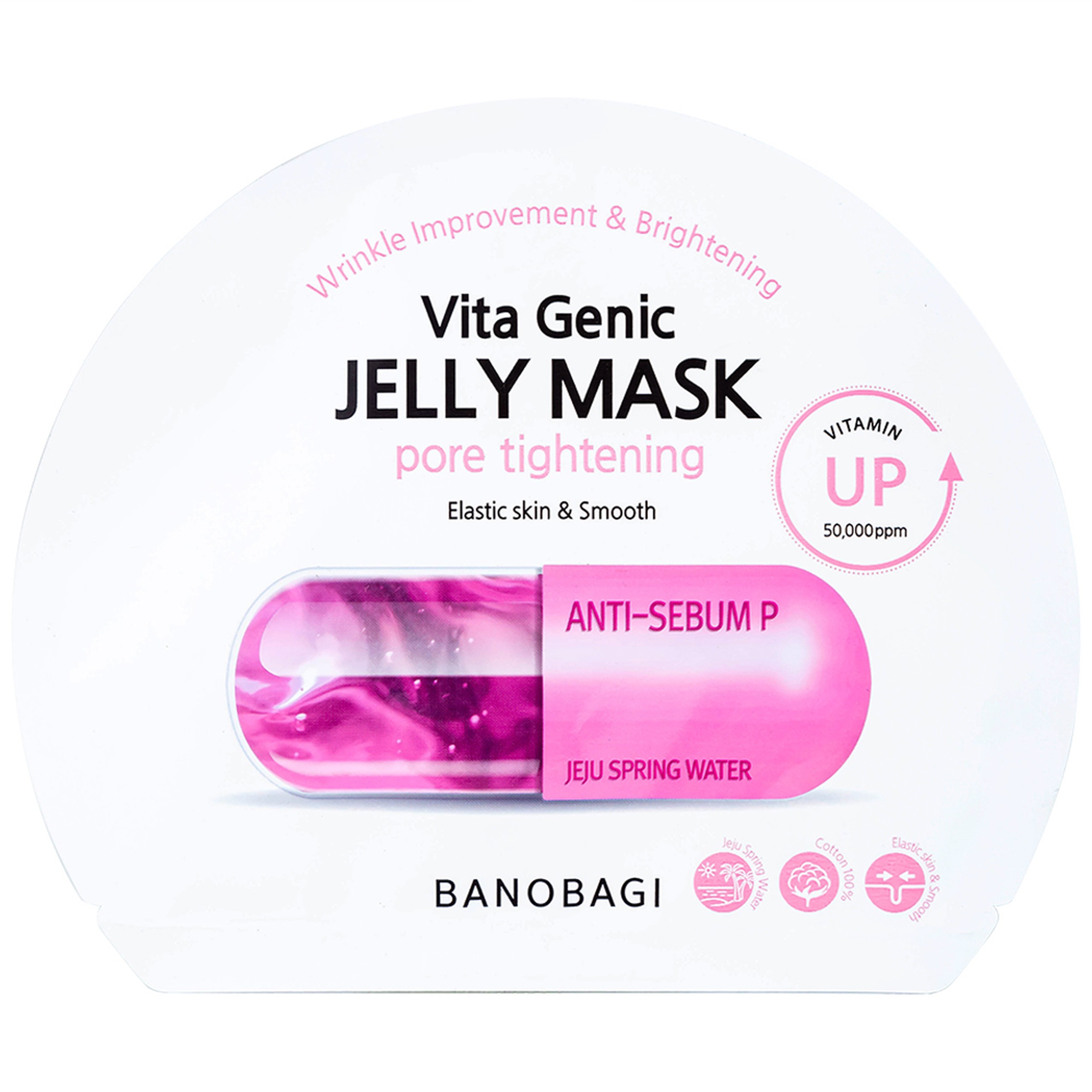 Mặt nạ Banobagi Vita Genic Jelly Mask Pore Tightening hỗ trợ se nhỏ lỗ chân lông, duy trì độ ẩm (30g)
