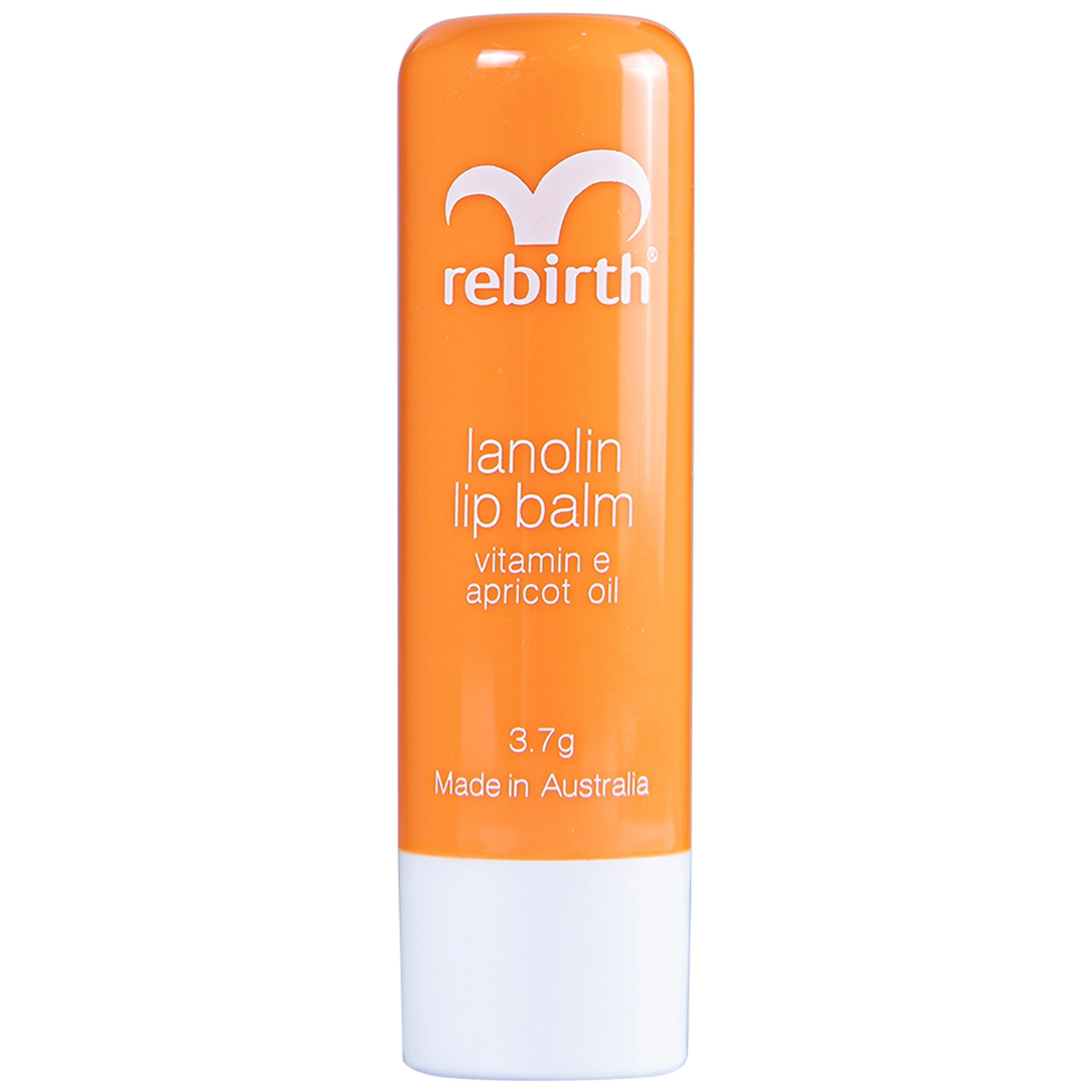 Son dưỡng môi nhau thai cừu Rebirth Lanolin Lip Balm RB14 cung cấp độ ẩm cho đôi môi khô (3,7g)