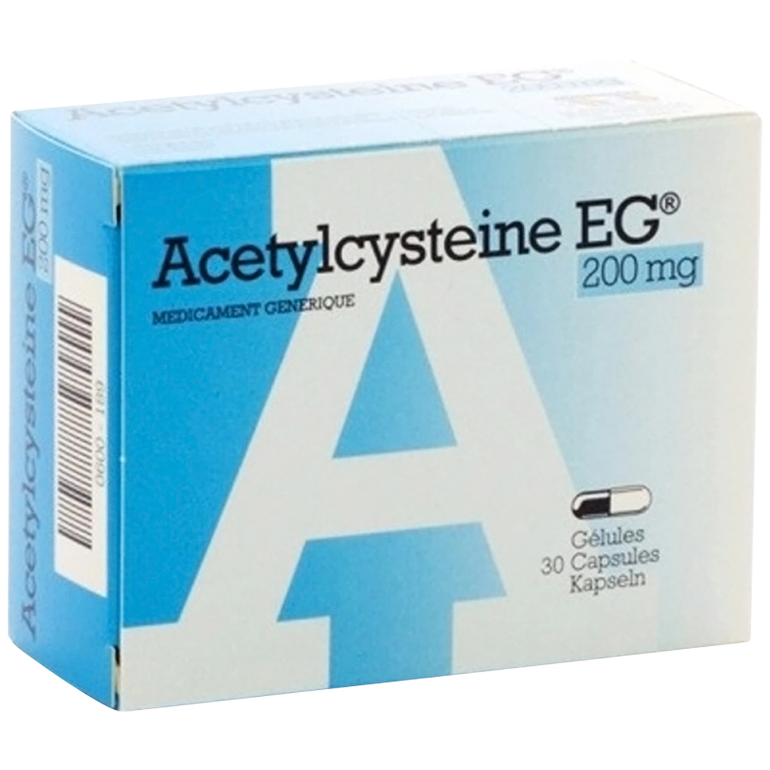 Thuốc cốm Acetylcystein EG 200mg Pymepharco tiêu nhầy trong bệnh viêm phế quản (30 gói x 2g)