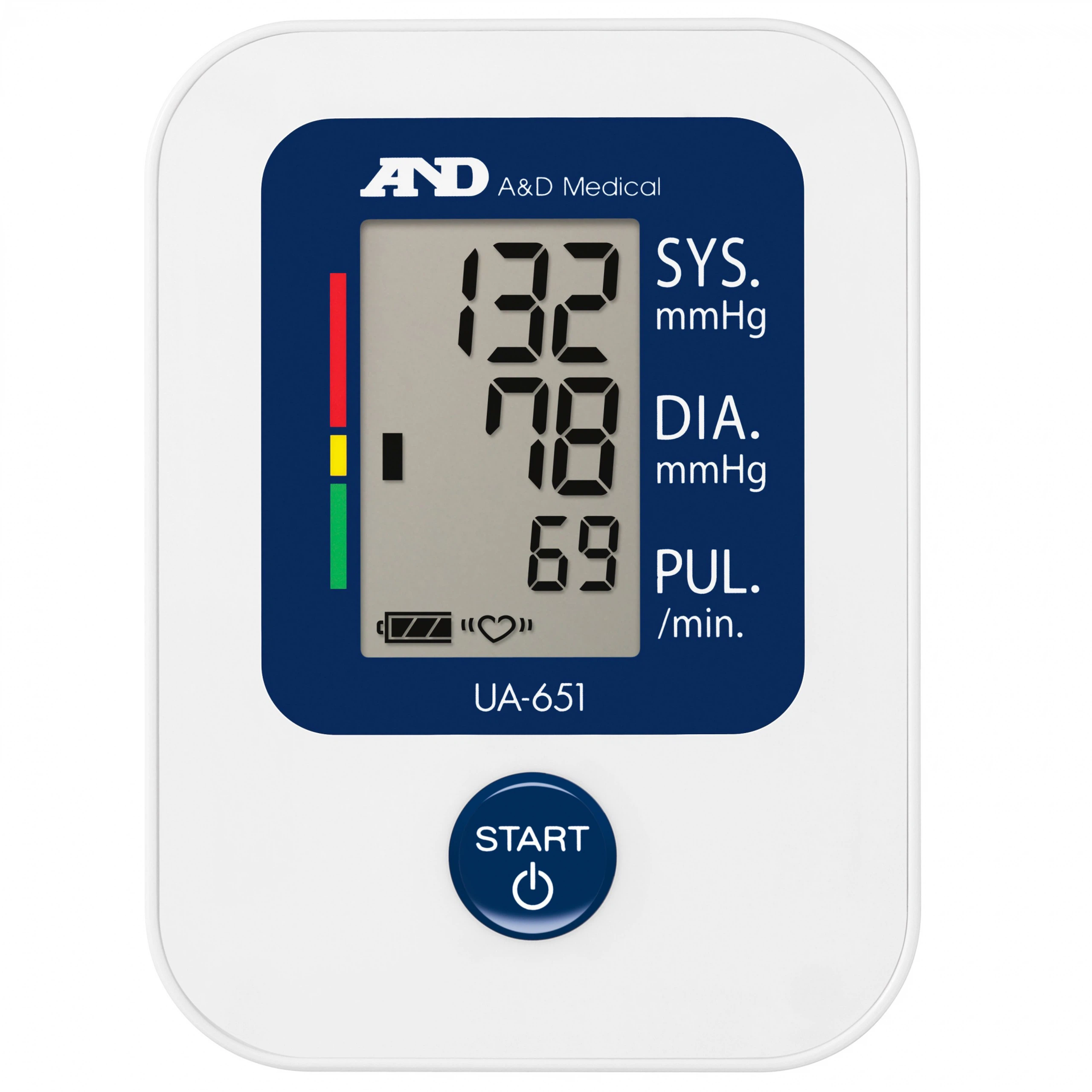 Máy đo huyết áp bắp tay tự động AND UA-651 hỗ trợ đo huyết áp và nhịp tim