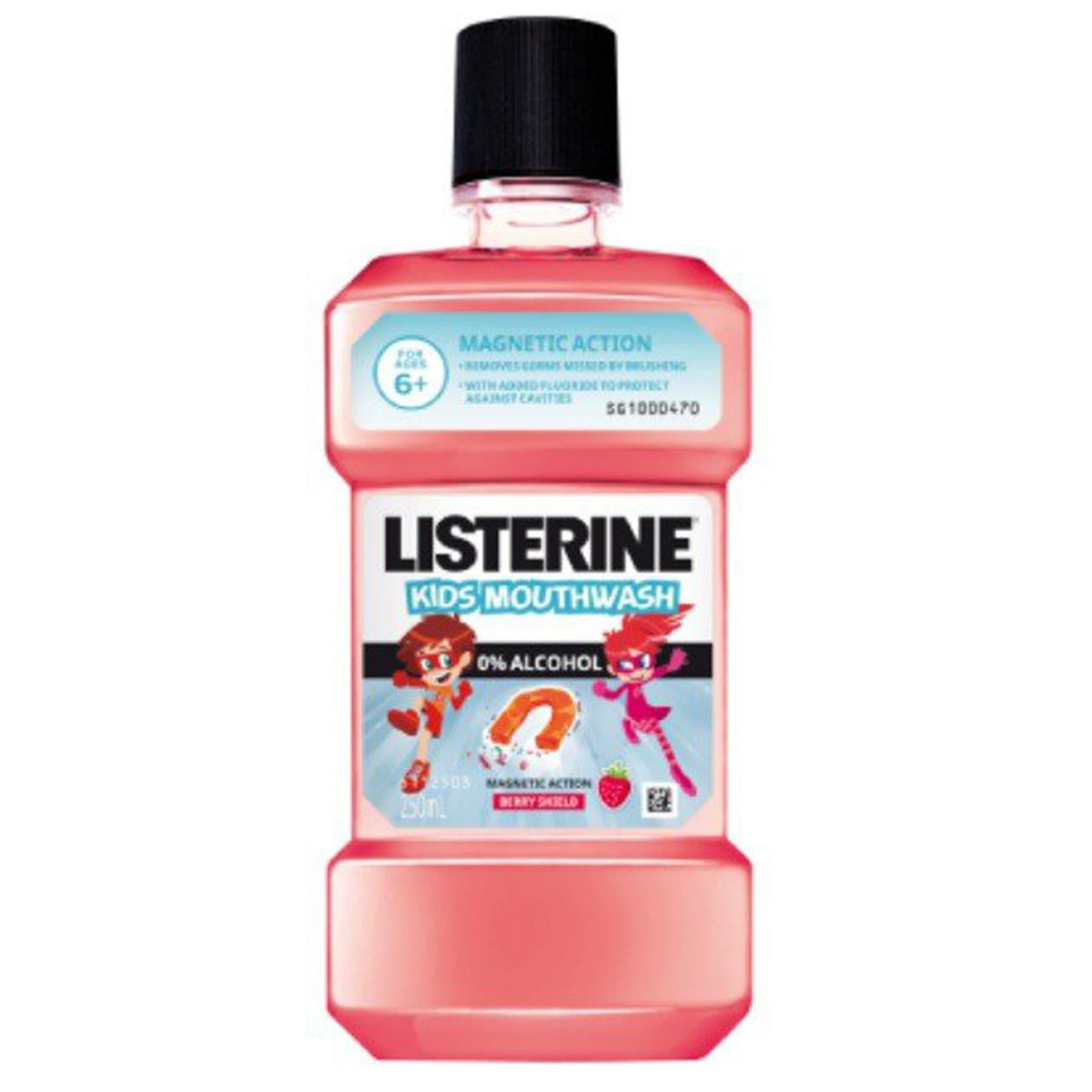 Nước súc miệng Listerine Kids Mouthwash giúp răng chắc khỏe và ngăn ngừa sâu răng (250ml)