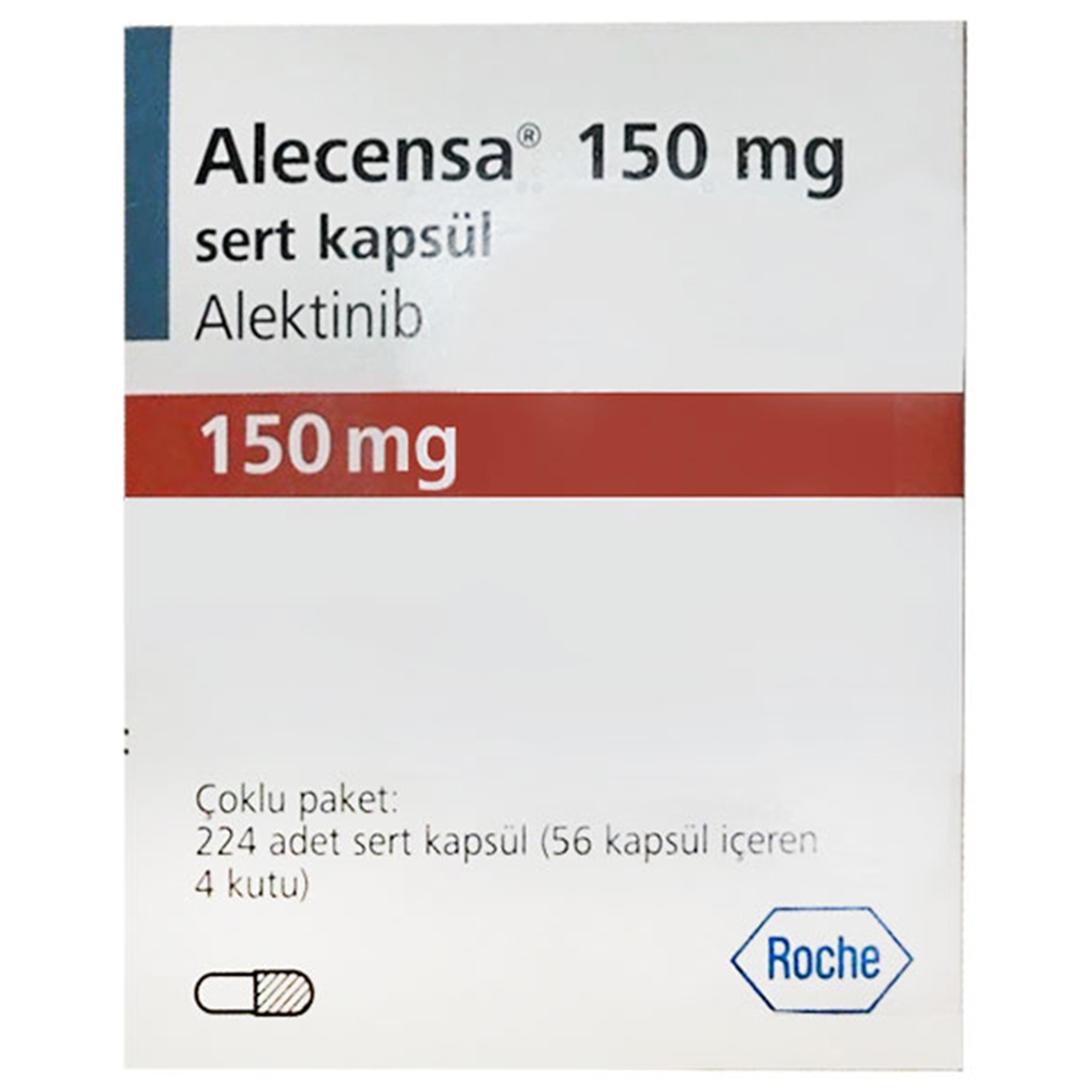 Thuốc Alecensa 150mg Roche hỗ trợ điều trị ung thư phổi (28 vỉ x 8 viên)