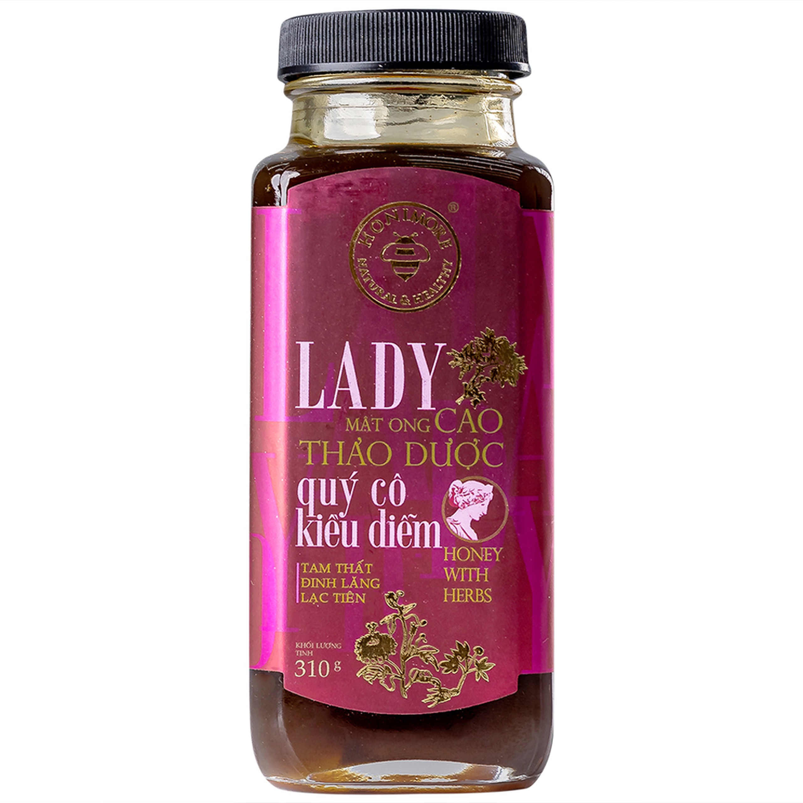 Mật ong cao thảo dược Honimore Lady hỗ trợ tăng cường sinh lý nữ (310g)