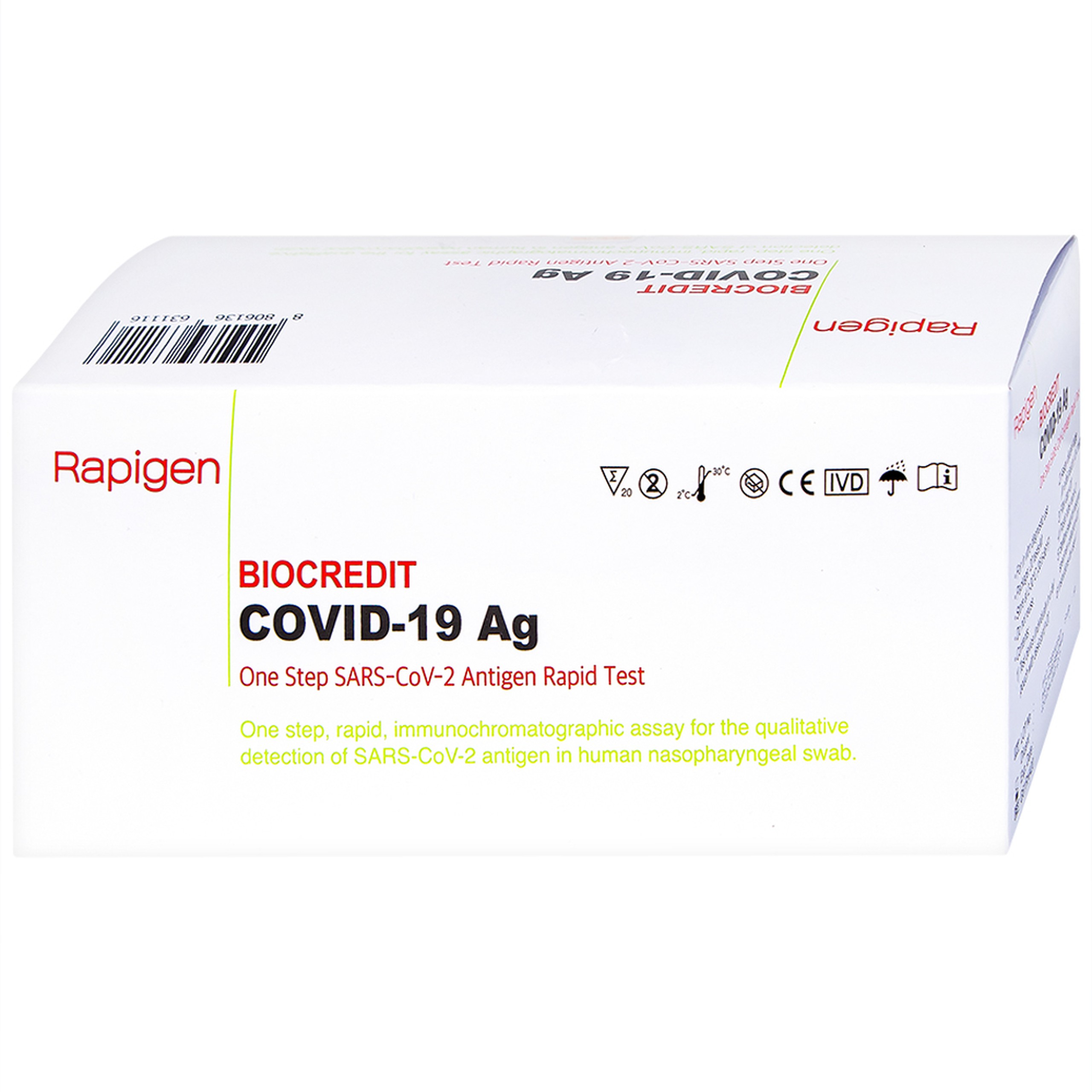 Bộ kit test nhanh Covid-19 Ag Biocredit - Korea cho kết quả nhanh chóng, chính xác