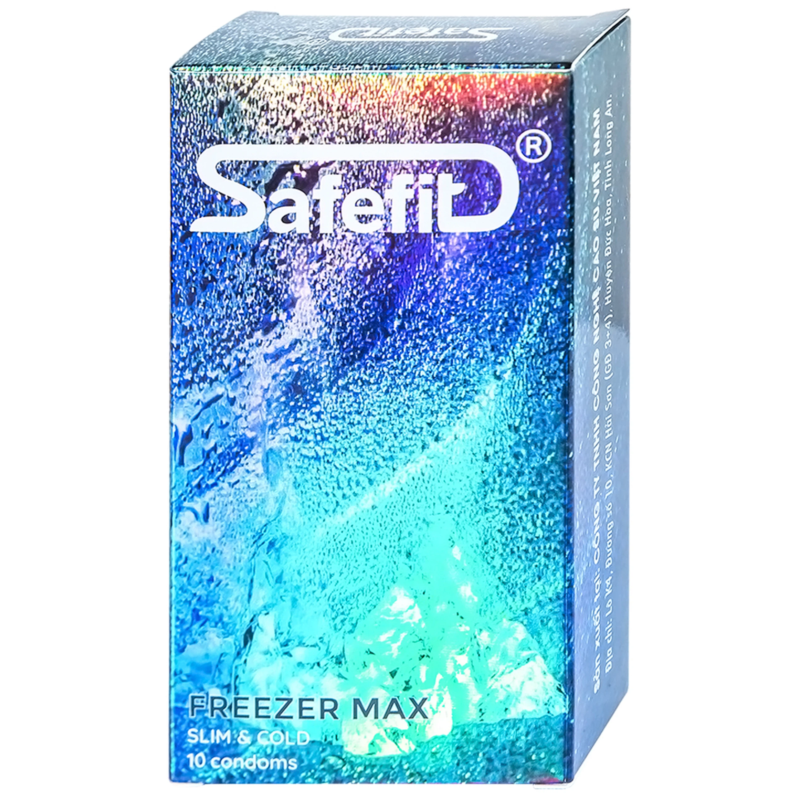 Bao cao su Safefit Freezer Max S52 chứa nhiều gel làm mát, kéo dài thời gian (10 cái)