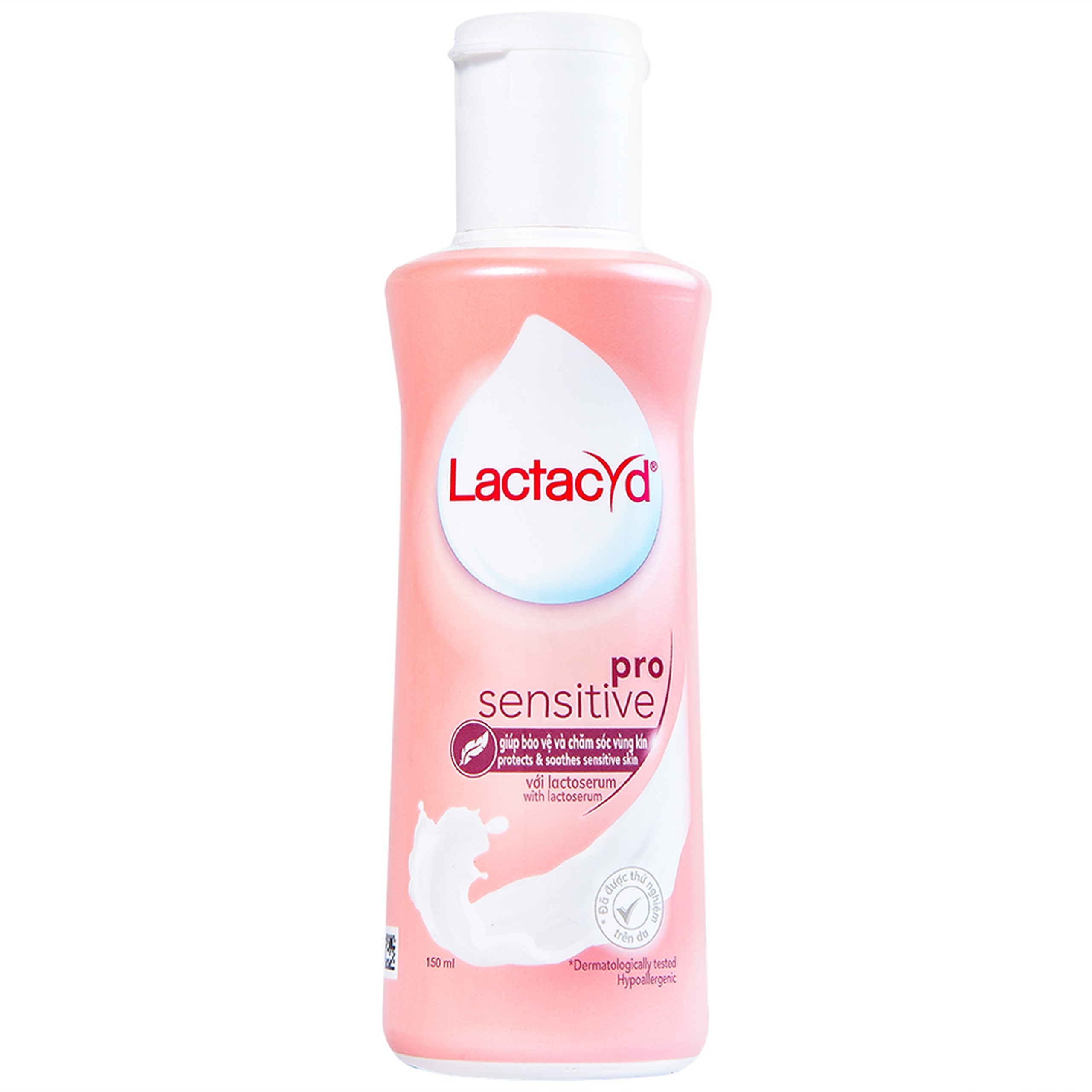 Dung dịch vệ sinh phụ nữ Lactacyd Pro Sensitive bảo vệ và chăm sóc vùng kín (150ml)