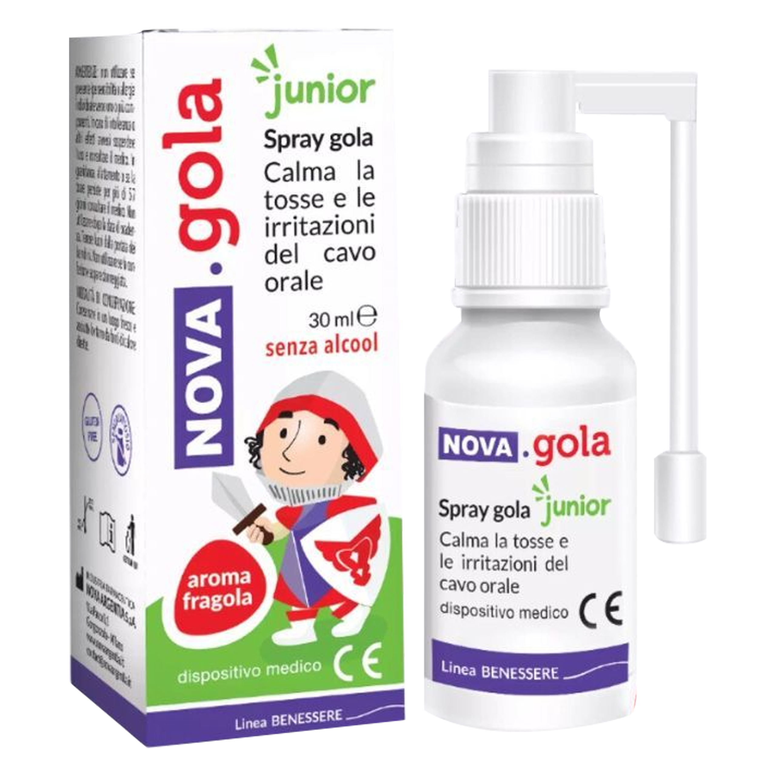 Dung dịch xịt họng Nova Gola Junior 30ml Gia Vũ giảm đau rát, khó nuốt do viêm họng, đau họng