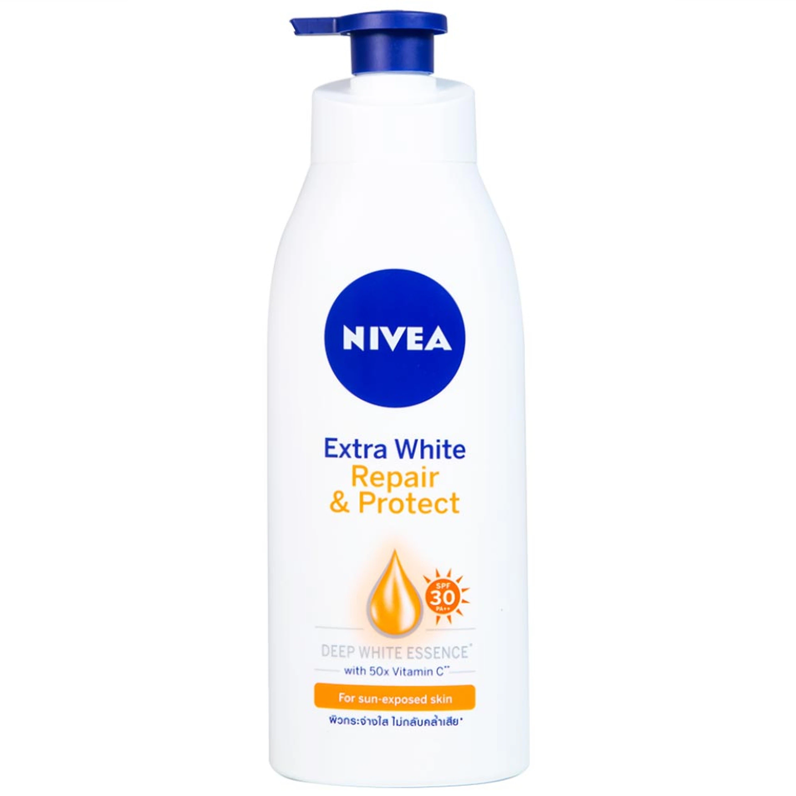 Sữa dưỡng thể dưỡng trắng Nivea Extra White Repair & Protect SPF30 giúp phục hồi và chống nắng (350ml)