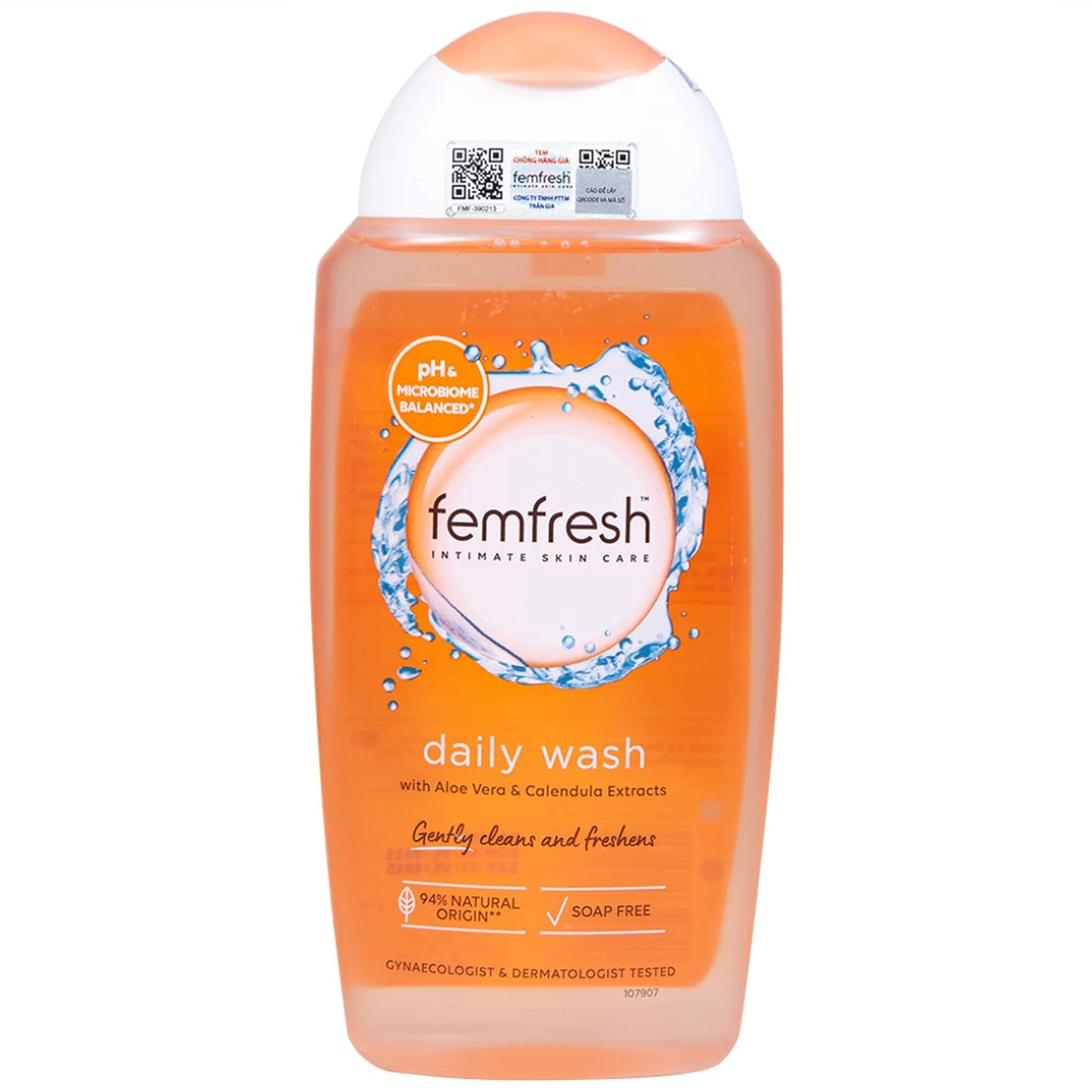 Dung dịch vệ sinh phụ nữ Femfresh Daily Wash làm sạch, khử mùi hôi, làm thơm vùng kín (250ml)