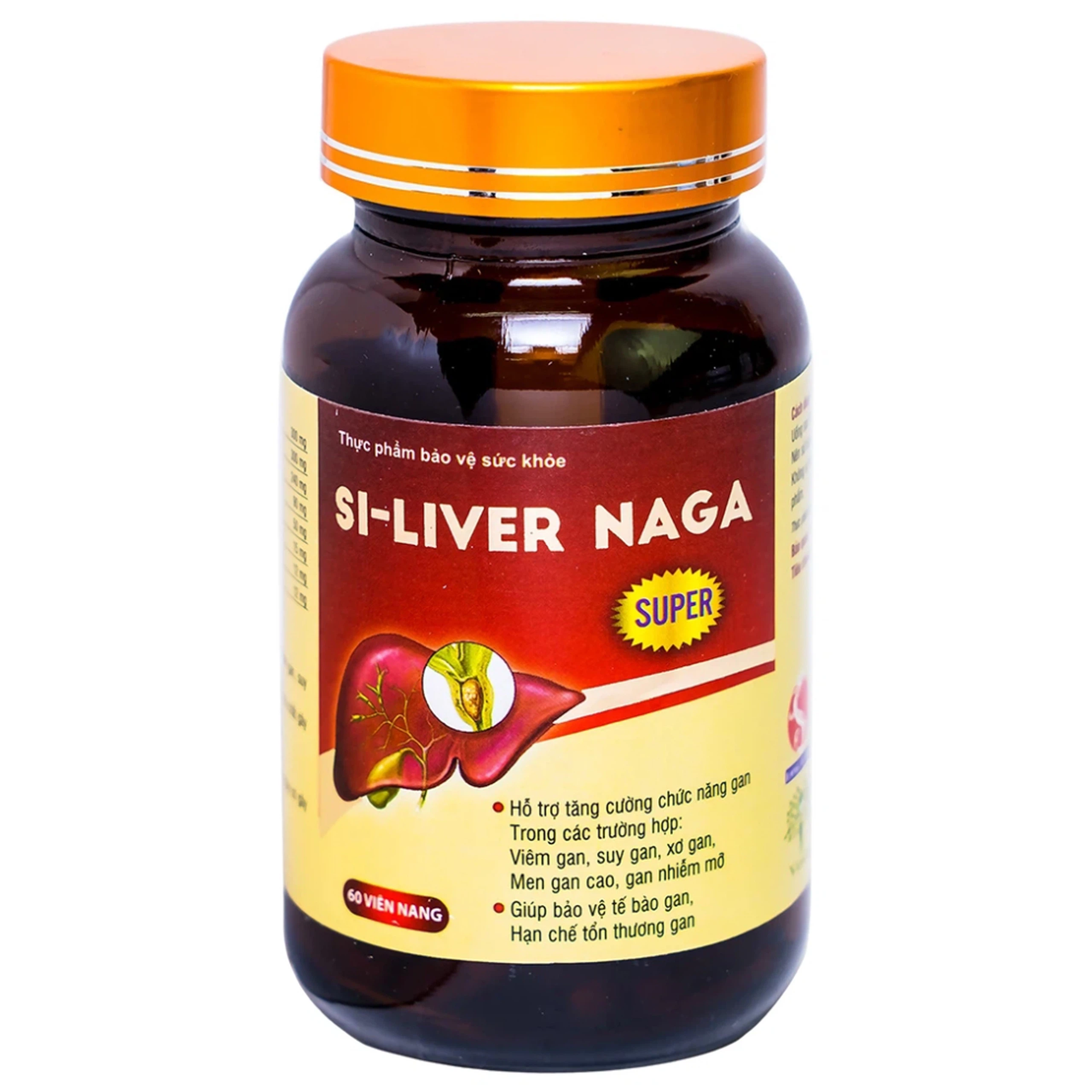 Viên uống Si-Liver Naga Vesta giúp tăng cường miễn dịch, phục hồi và bảo vệ gan (60 viên)