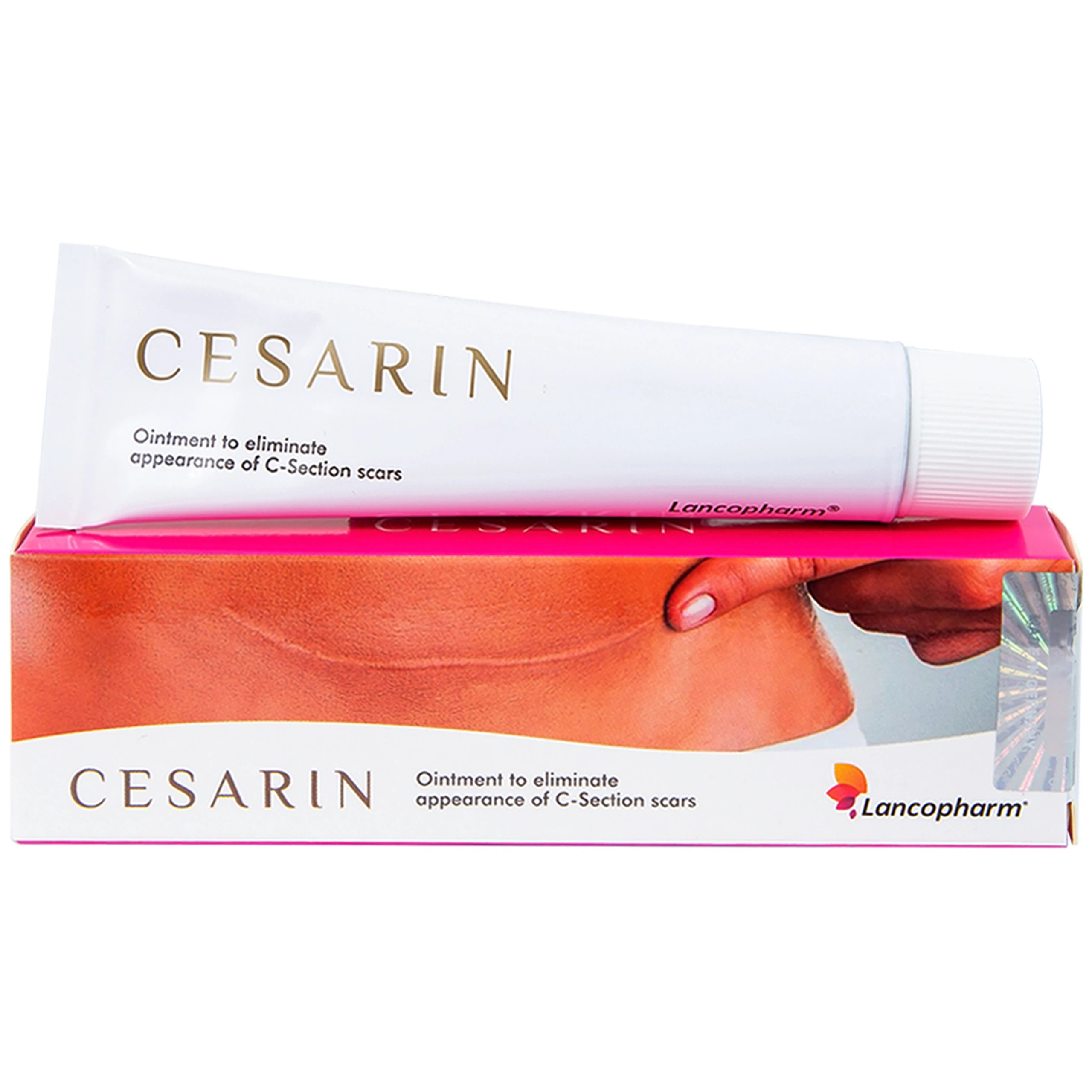 Kem Cesarin Ointment Lacopharm hỗ trợ làm mờ và làm mềm vết sẹo phẫu thuật (30g)