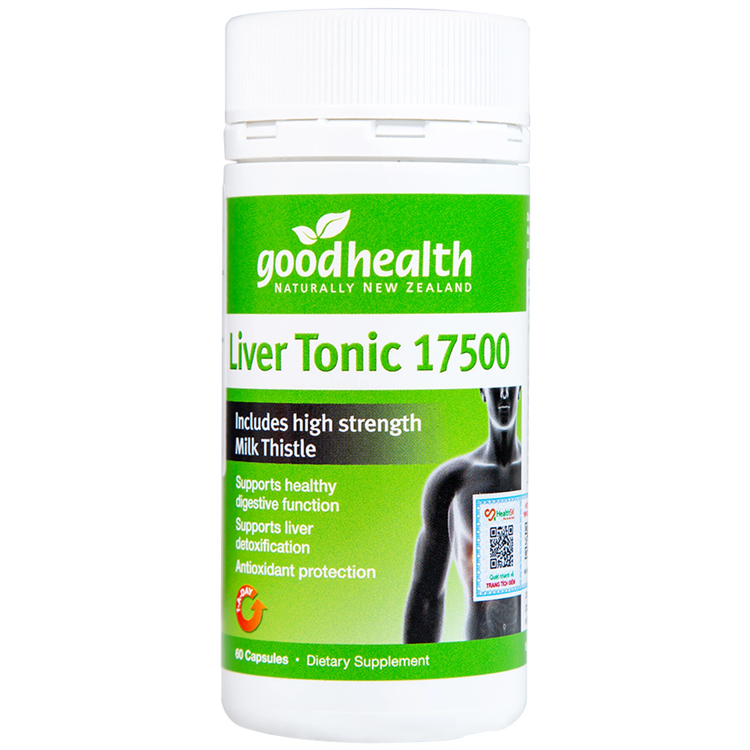 Viên uống Liver Tonic 17500 GoodHealth hỗ trợ giải độc gan (60 viên)