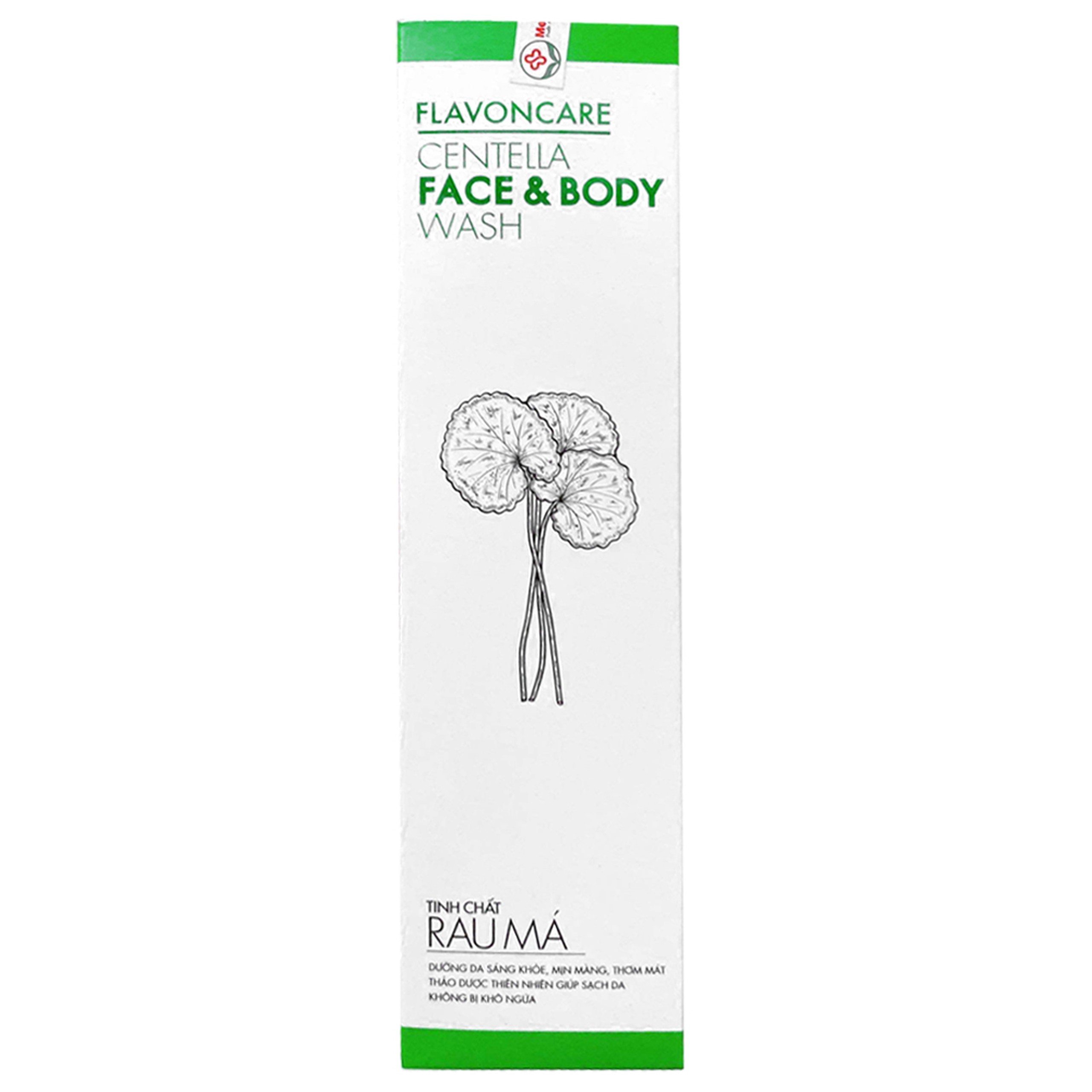 Tinh chất rau má Flavoncare Centella Face Body Wash Meconature dưỡng da sáng khoẻ, mịn màng  (240ml)