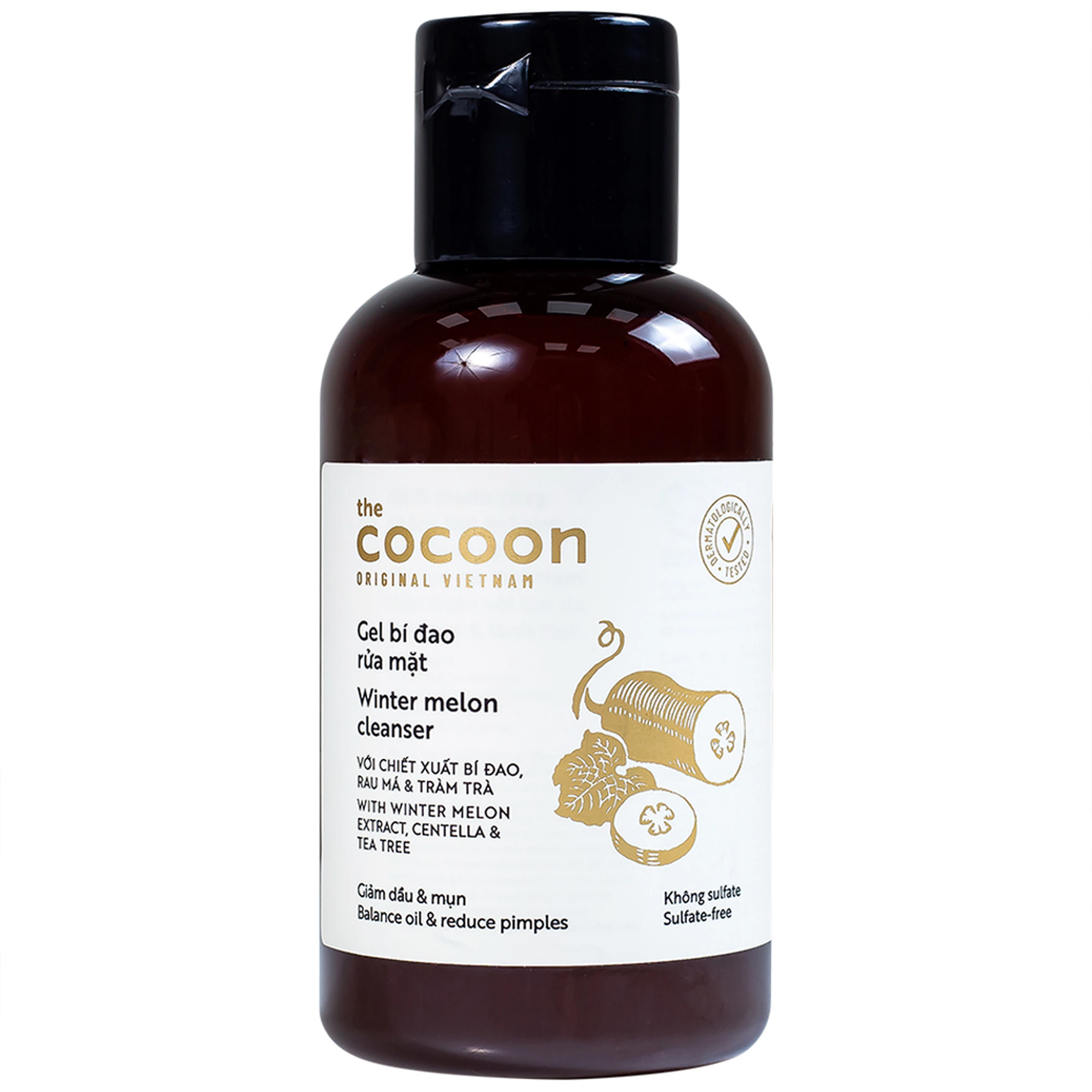 Gel bí đao rửa mặt Cocoon sạch sâu da, loại bỏ mọi bụi bẩn (140ml)