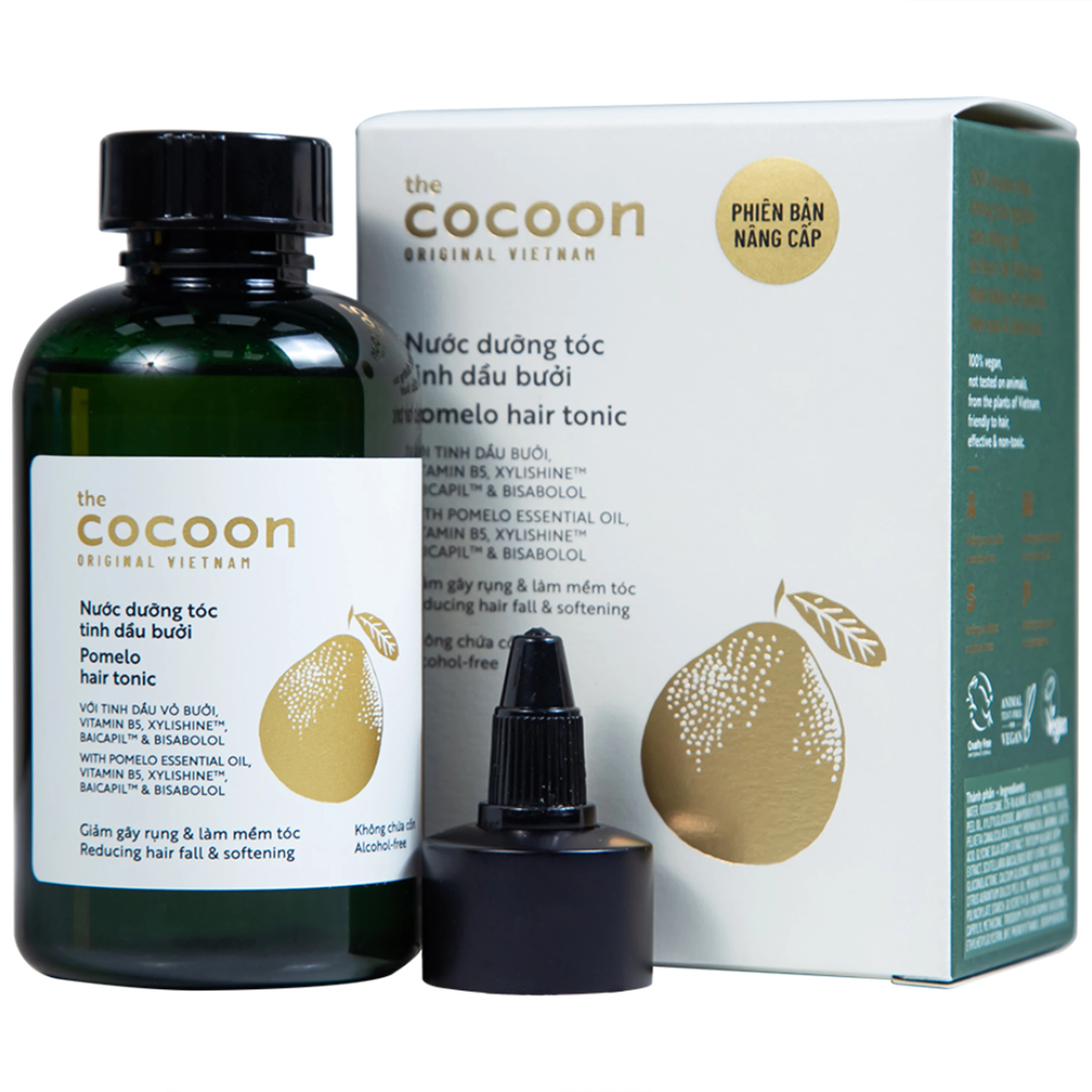 Nước dưỡng tóc tinh dầu bưởi Cocoon giảm gãy rụng và làm mềm tóc (140ml)