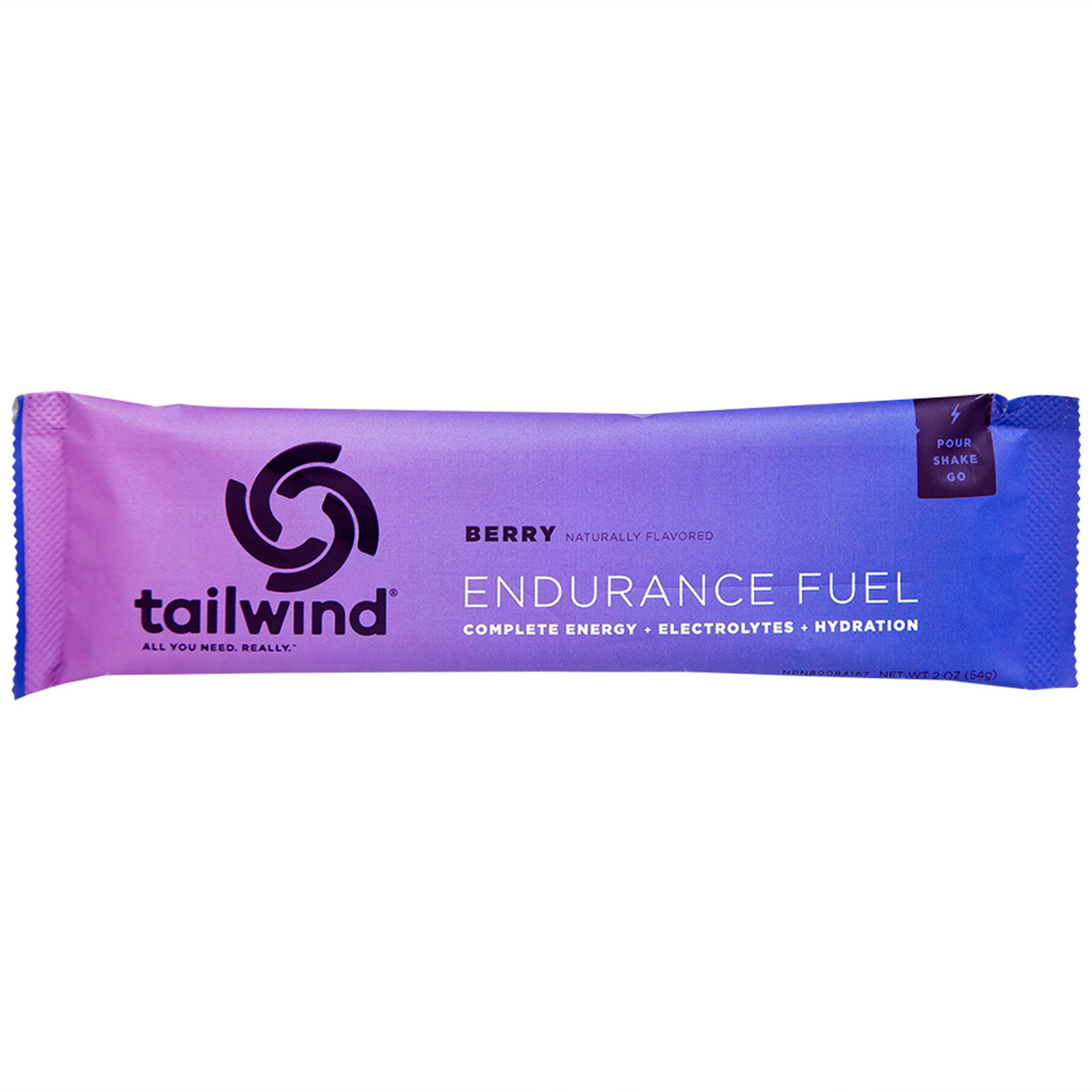 Bột năng lượng Endurance Fuel Tailwind Berry vị quả mọng cung cấp năng lượng và chất điện giải cho cơ thể (54g) 