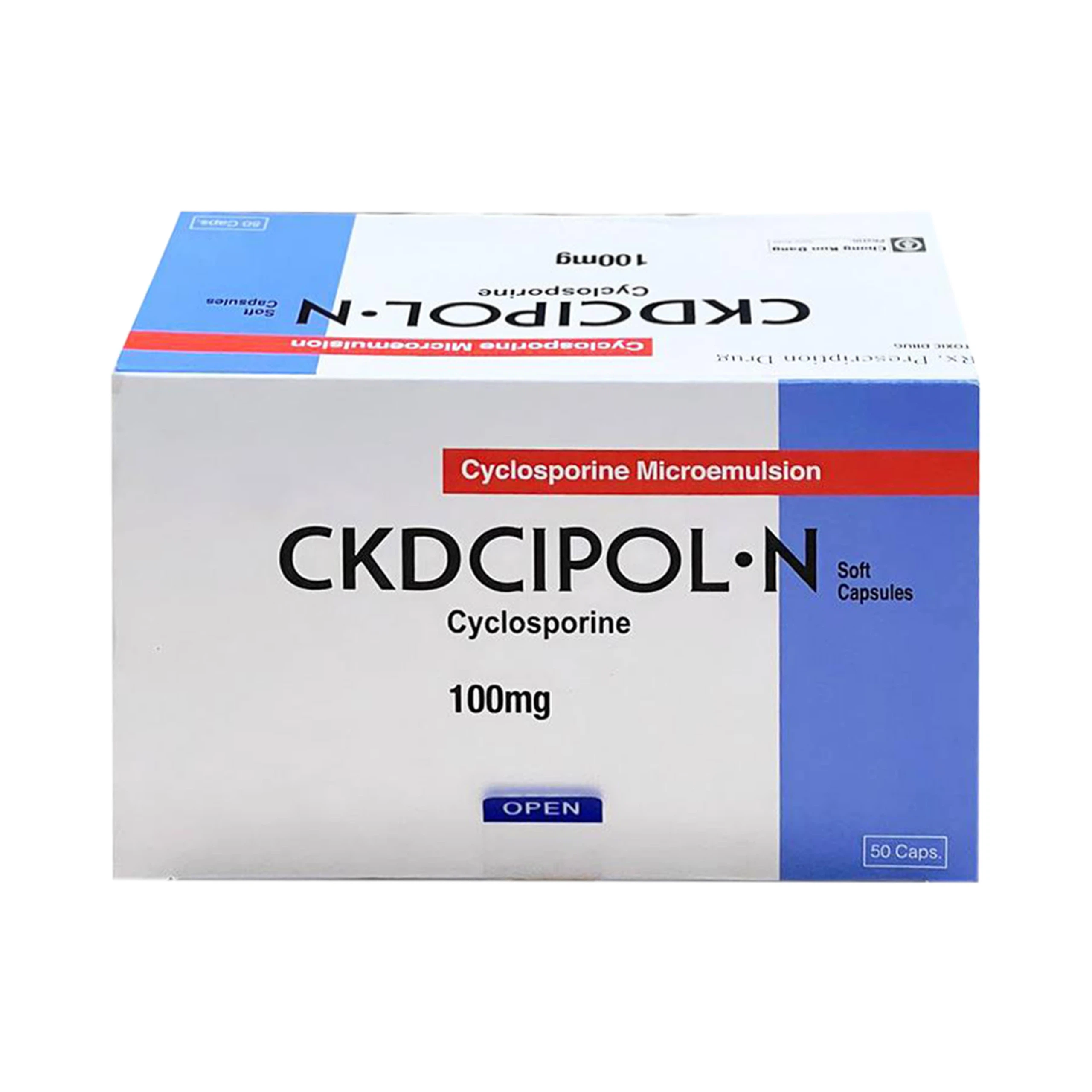 Thuốc Ckdcipol-N 100mg Suheung ngăn đào thải trong ghép tạng (10 vỉ x 5 viên)