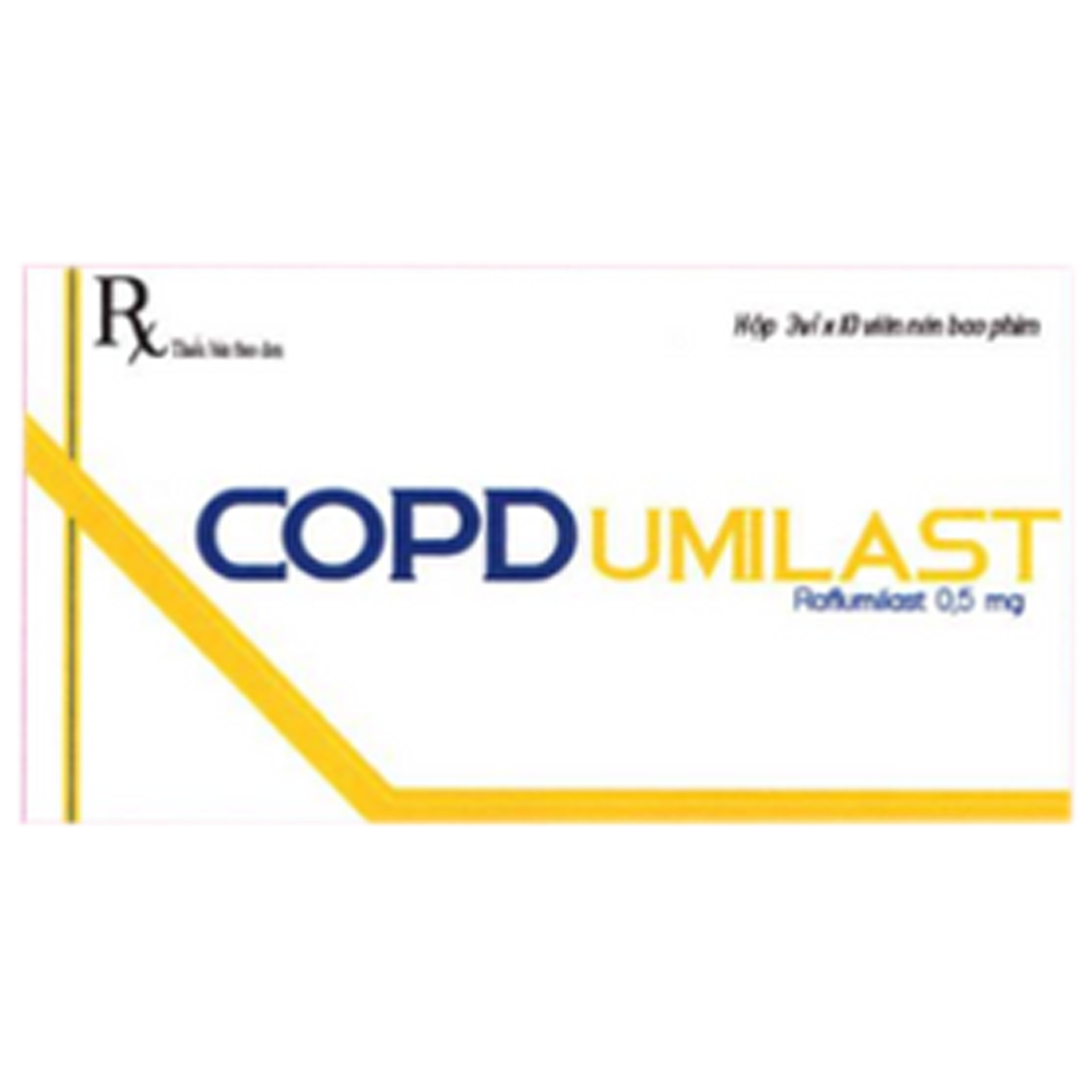 Thuốc Copdumilast Armephaco điều trị duy trì bệnh phổi tắc nghẽn mạn tính nặng (3 vỉ x 10 viên)
