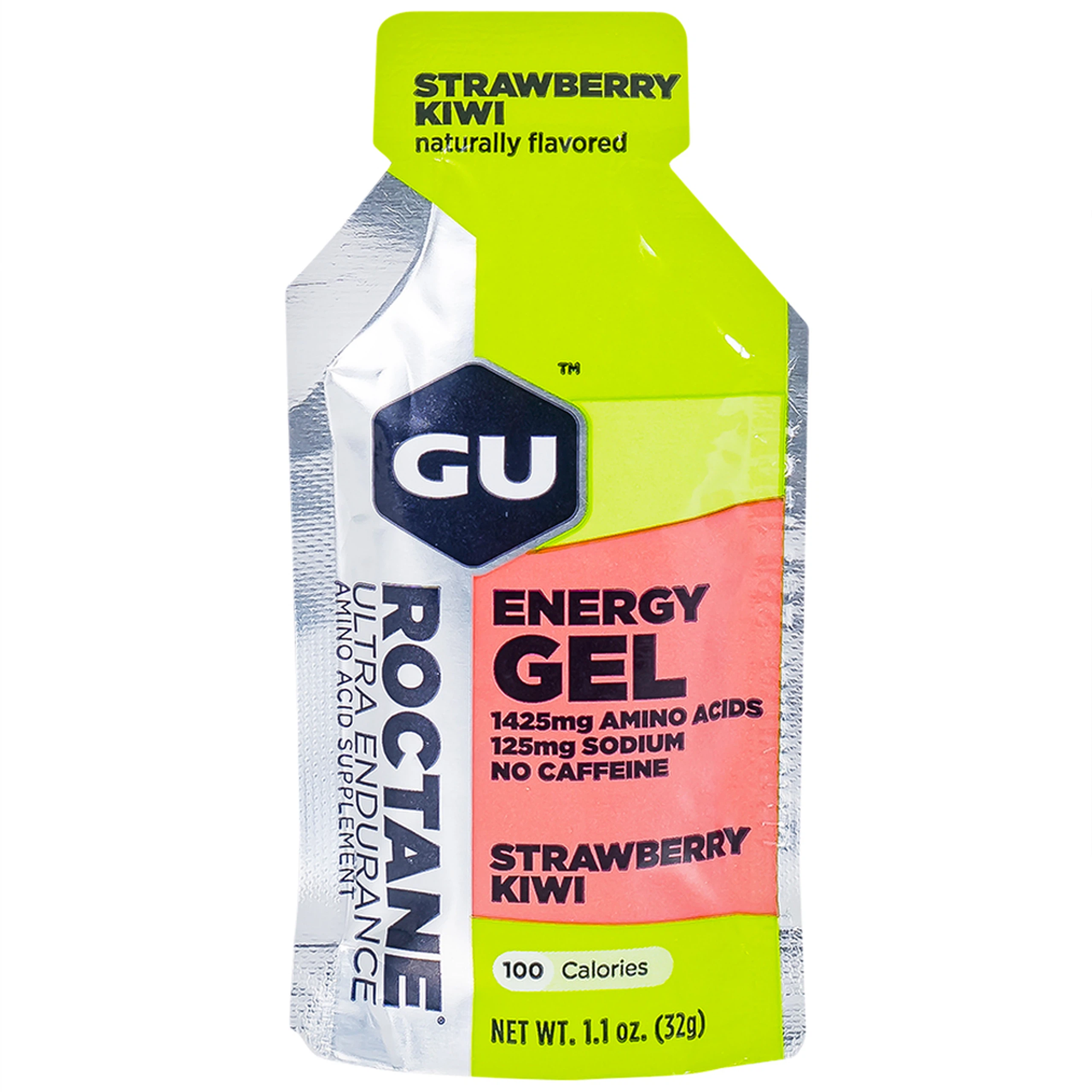 Thực phẩm bổ sung GU Gel Strawberry Kiwi bổ sung năng lượng trong hoạt động thể thao (32g)