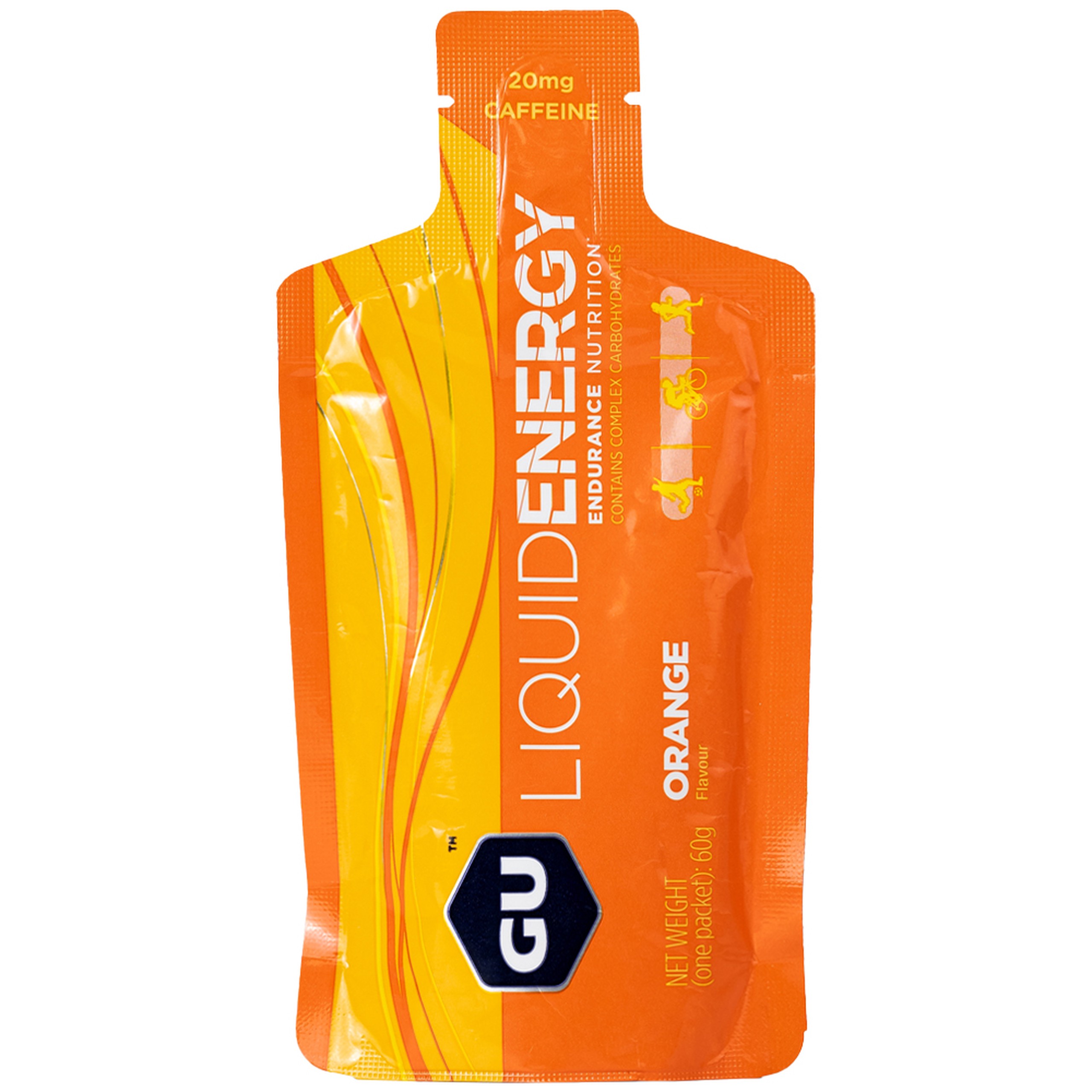 Thực phẩm bổ sung GU Gel Liquid Energy Orange 60g bổ sung năng lượng trong các hoạt động thể thao
