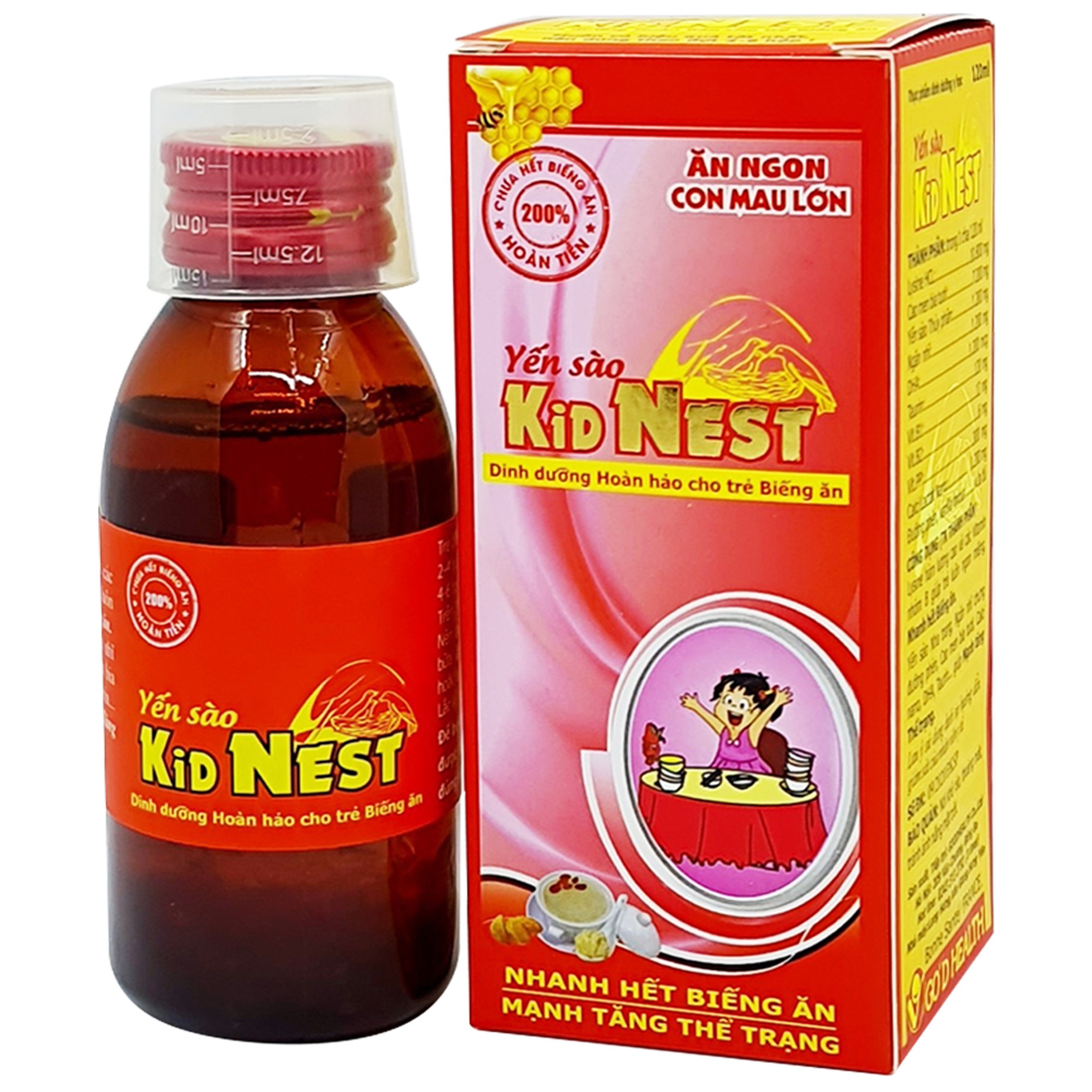 Yến sào Kid's Nest Good Health giảm biếng ăn cho trẻ (120ml)