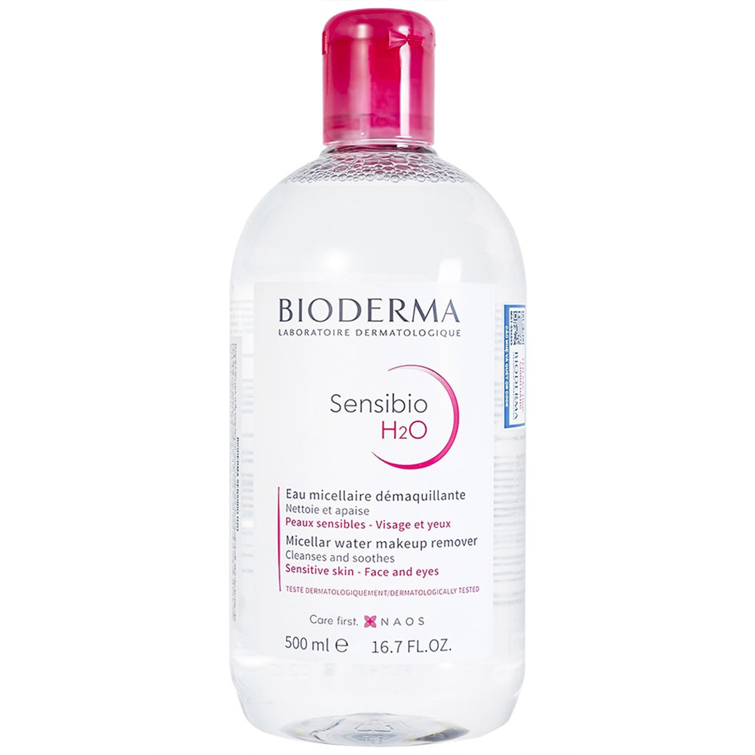  Nước tẩy trang dành cho da nhạy cảm Bioderma Sensibio H20 500ml