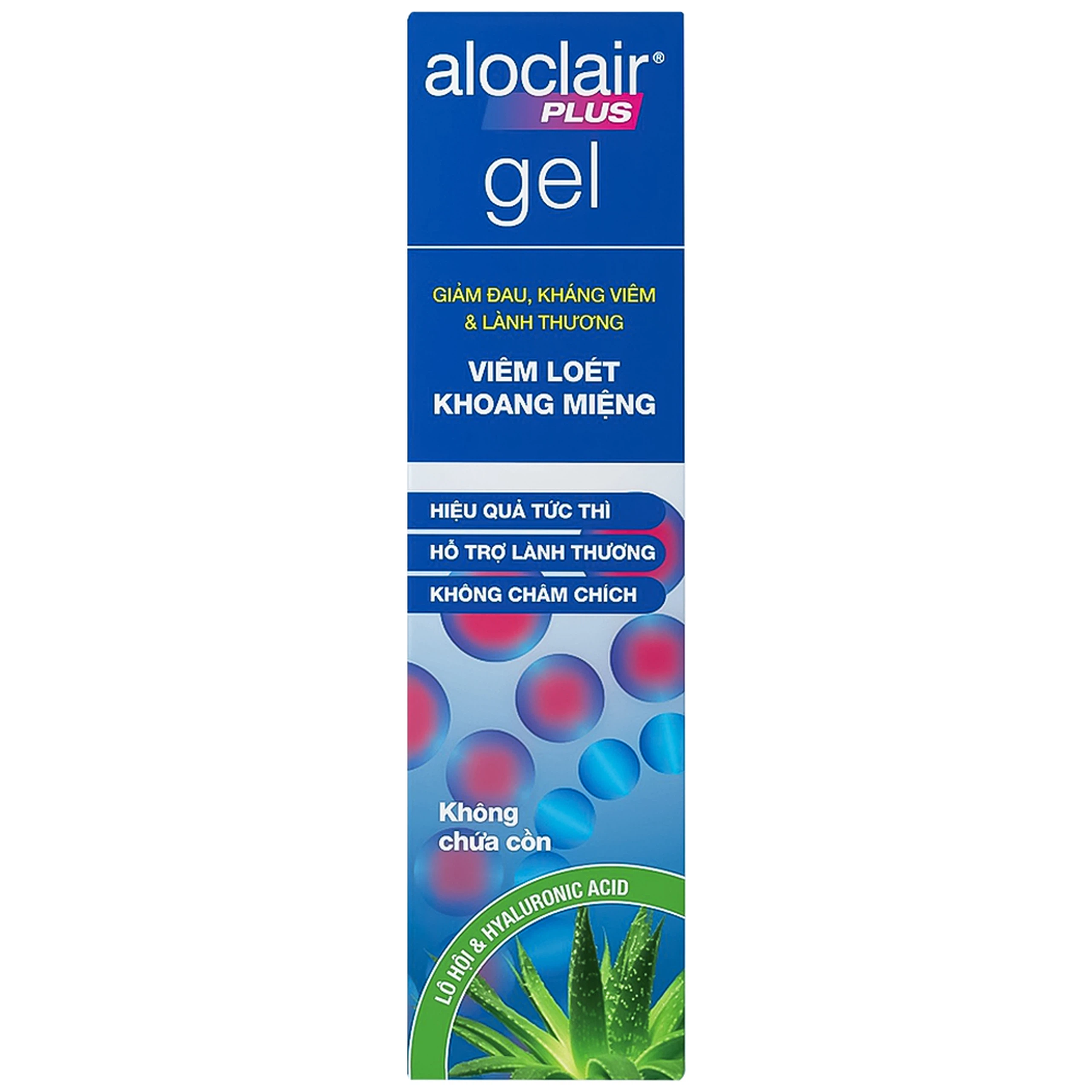 Gel bôi Aloclair Plus Gel giảm đau, kháng viêm và lành viêm loét khoang miệng (8ml)